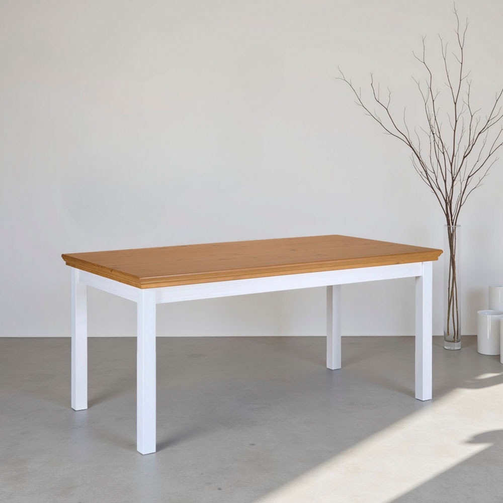 Inter Link Esstisch »Esstisch Maluno« 1 Stk. tlg. Kiefer Massiv, BxTxH: ca. günstig online kaufen