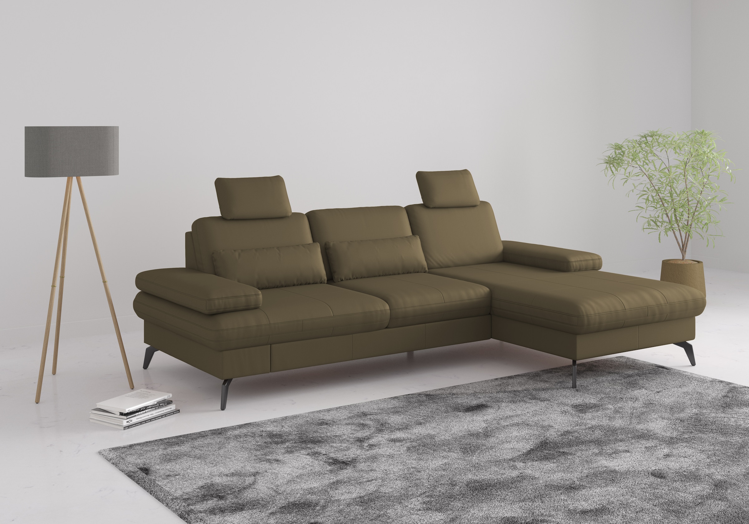 sit&more Ecksofa »Morris L-Form, inkl. Sitztiefenverstellung« wahlweise mit günstig online kaufen