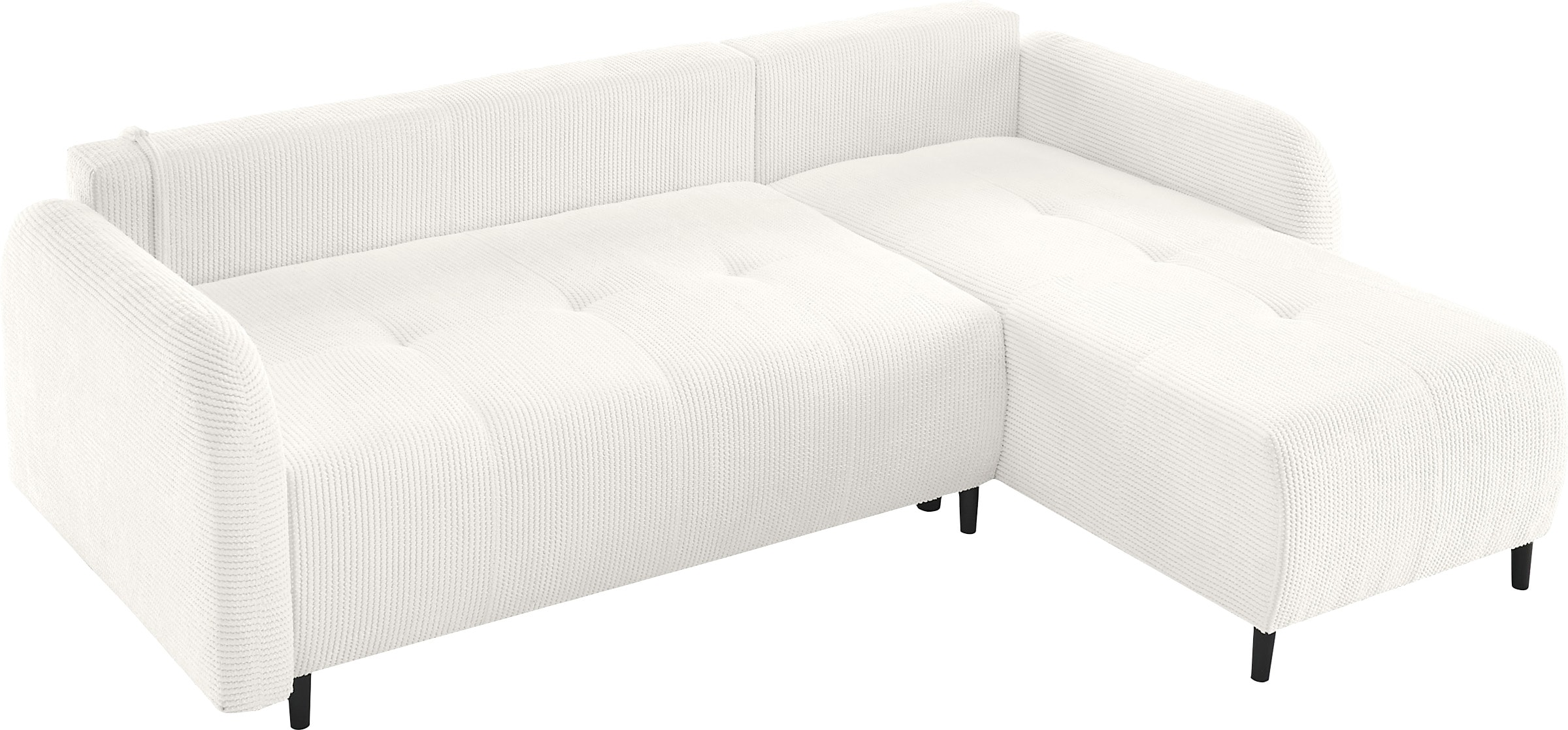 Leonique Ecksofa »BLAISE«, mit Bett-Funktion (Liegefläche 140/200 cm), Zier- und Rückenkissen
