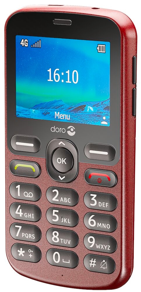 Doro Handy »1880 (ohne Netzteil)«, Rot