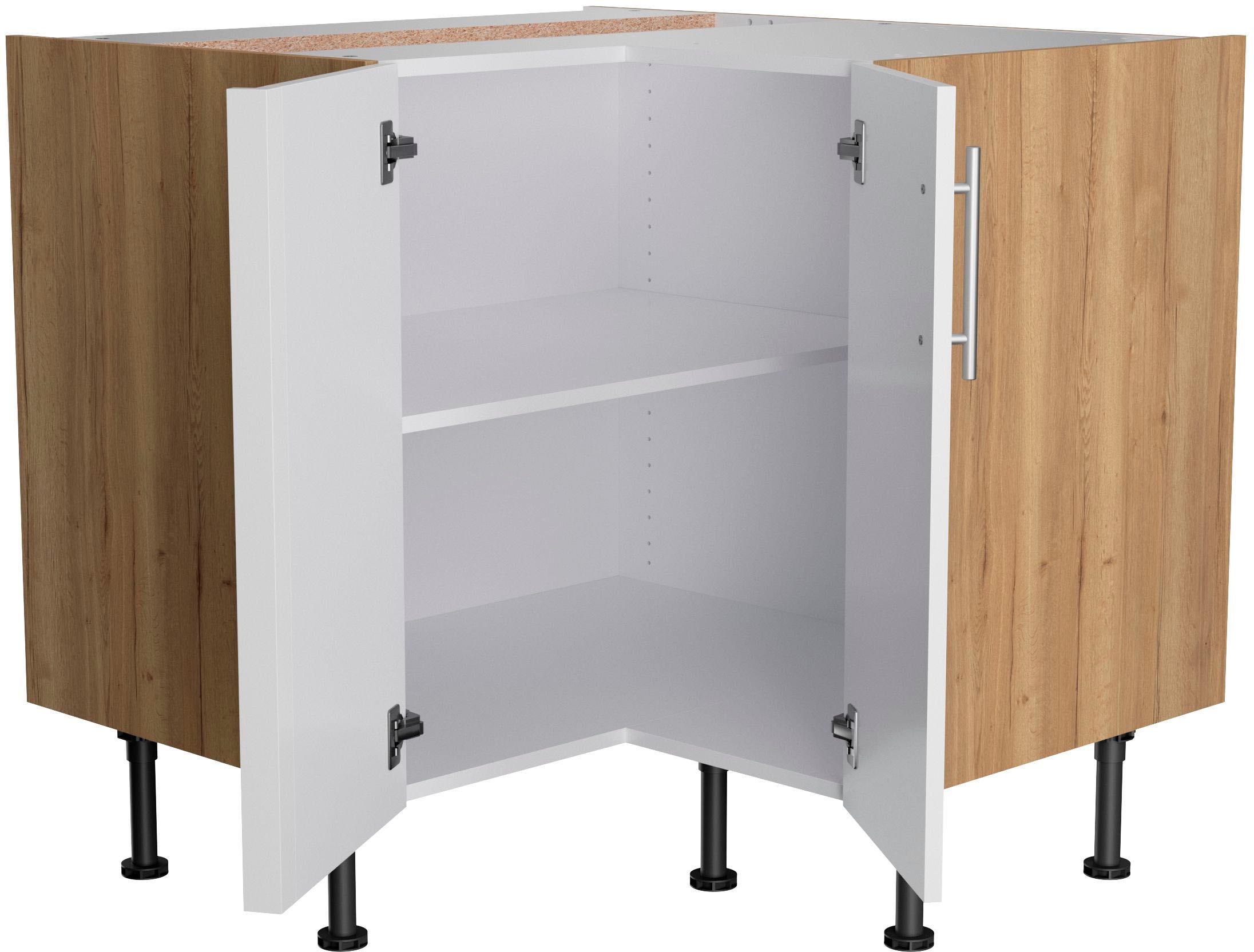 KOCHSTATION Eckunterschrank »KS-Ahus«, Breite 90 x 90 cm