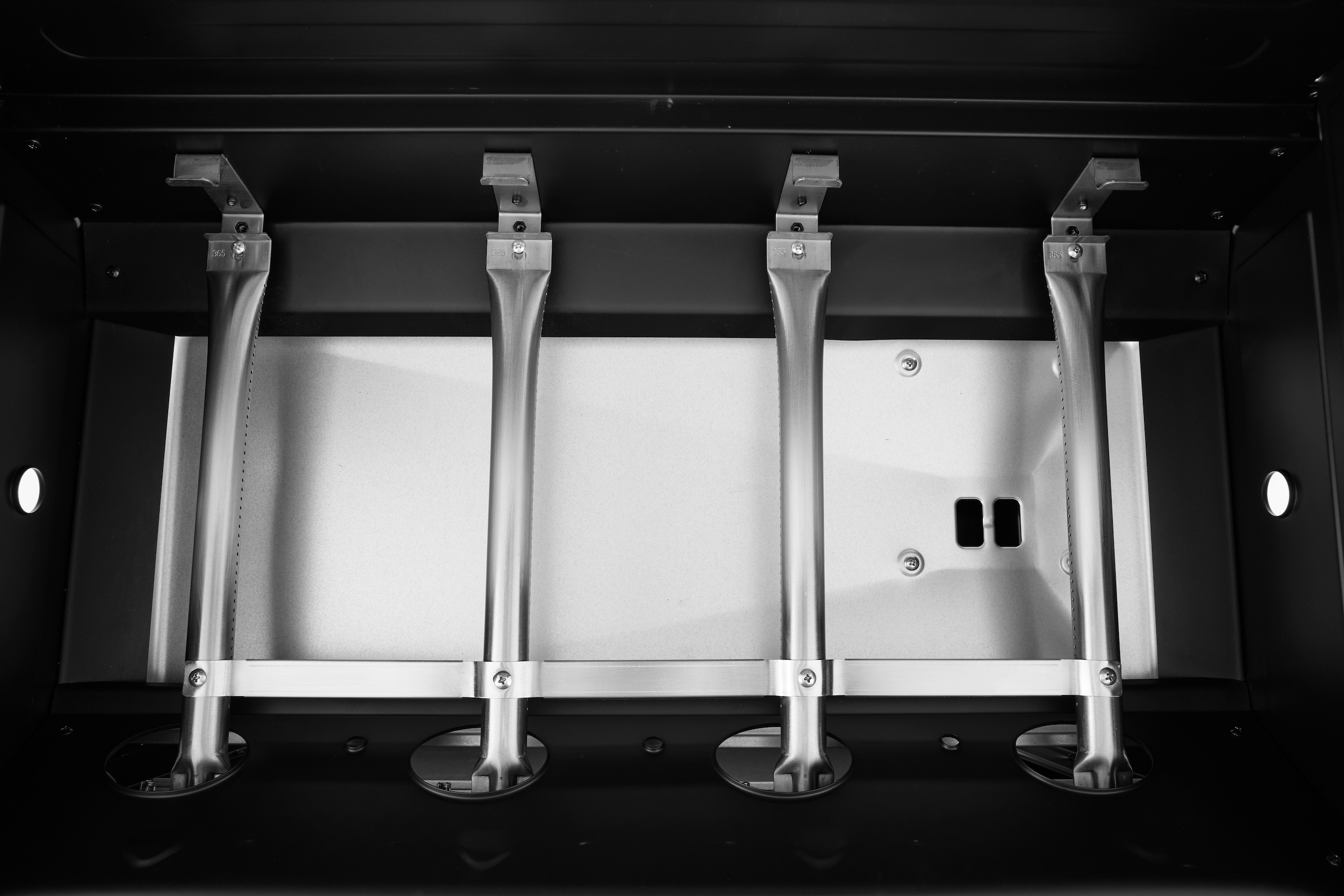 Hanseatic Gasgrill »4-Brenner Rockford Black« BxTxH: 112x113x59cm, mit 2 Grillrosten