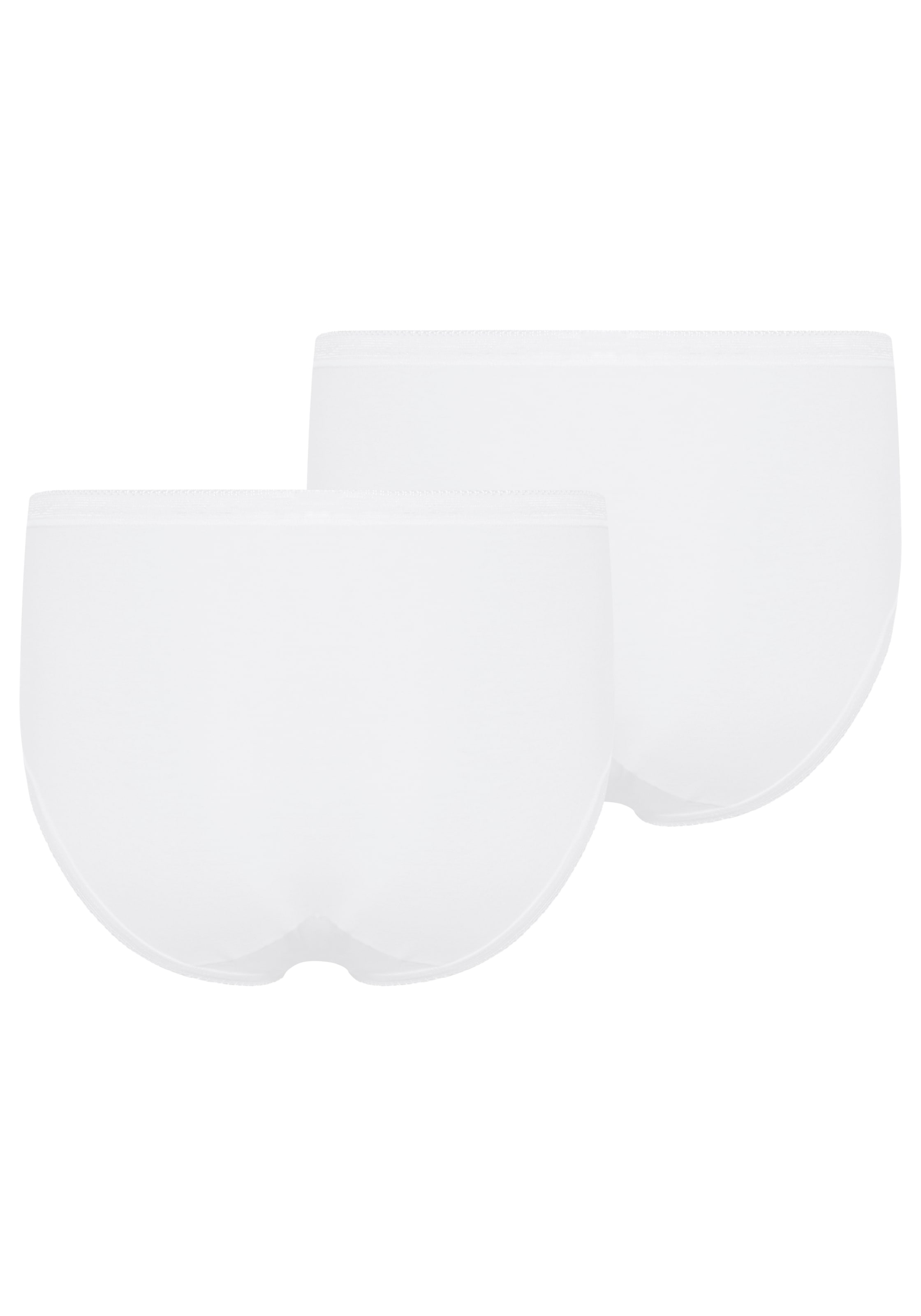 sloggi Midislip »Basic+« 2er Pack,  perfekter Sitz, Baumwollmix, weiche Nähte, elastisch