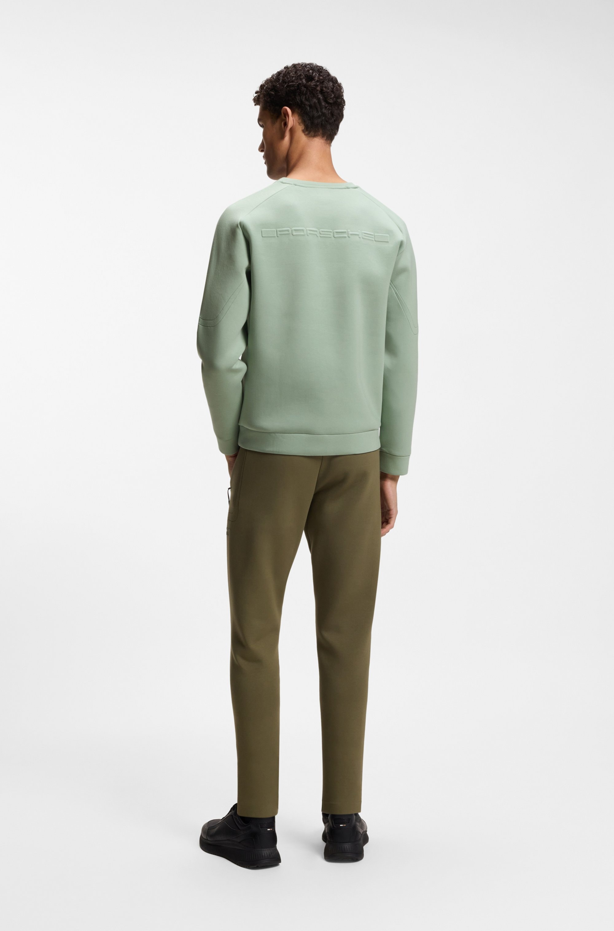 BOSS GREEN Sweatshirt »Porsche Spirit 70 Capsule Collection«, Premium Herrenmode Innovative Geruchskontroll-Technologie HEIQ MINT
