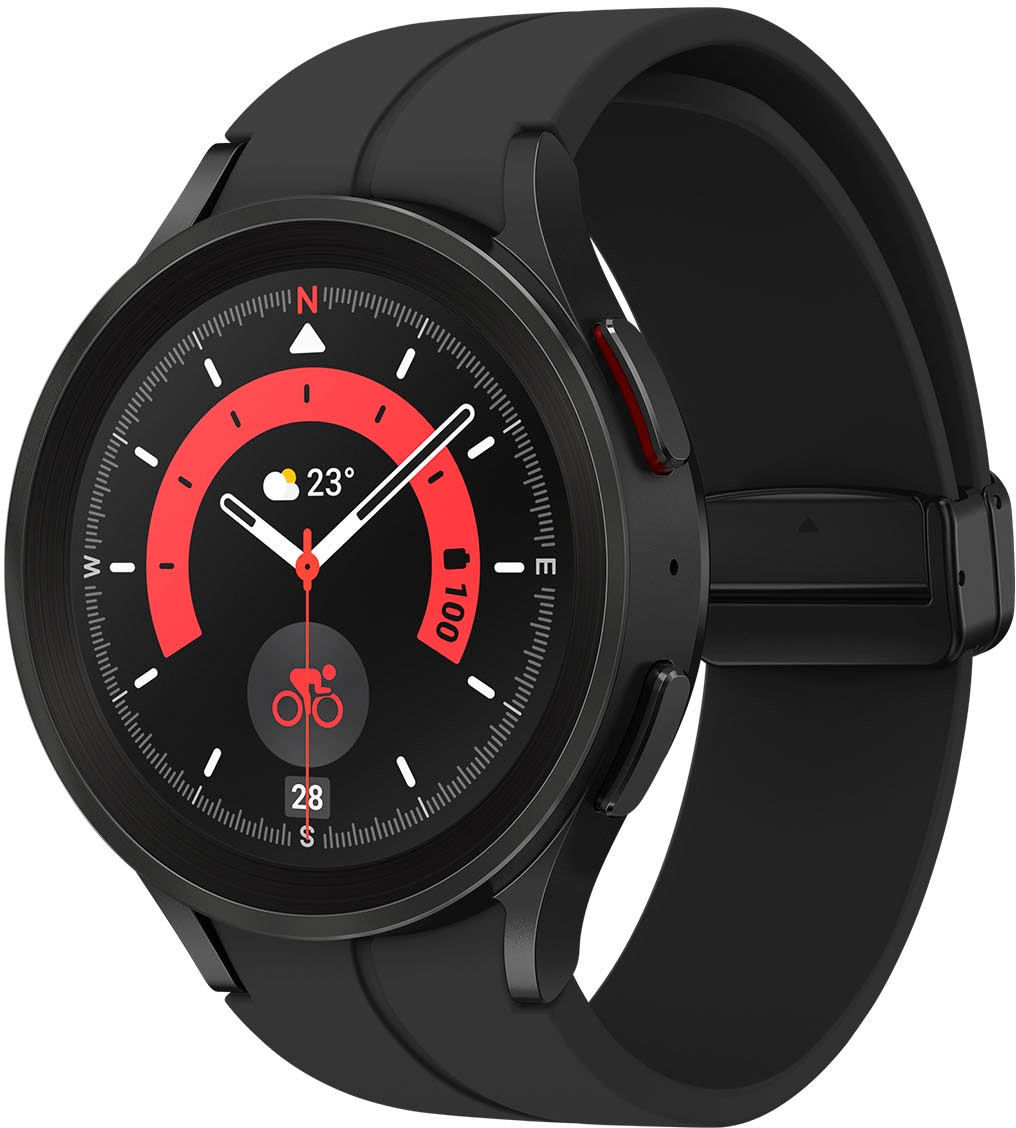 Smartwatch »Galaxy Watch 5 Pro 45mm LTE«, (Wear OS by Samsung Fitness Uhr, Fitness...