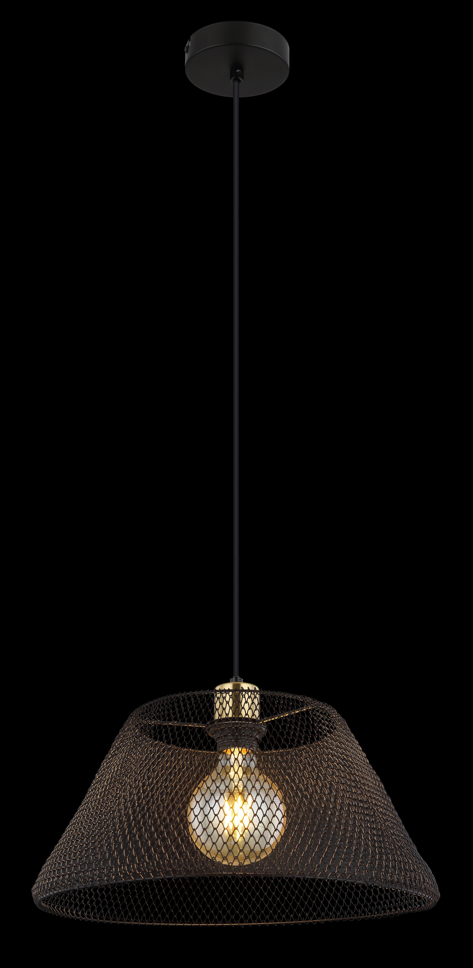 GLOBO LIGHTING Hängeleuchte »BAKU«, Leuchtmittel E27 | ohne Leuchtmittel, Hängelampe/Pendelleuchte/Esszimmer/Wohnzimmer/Esstisch