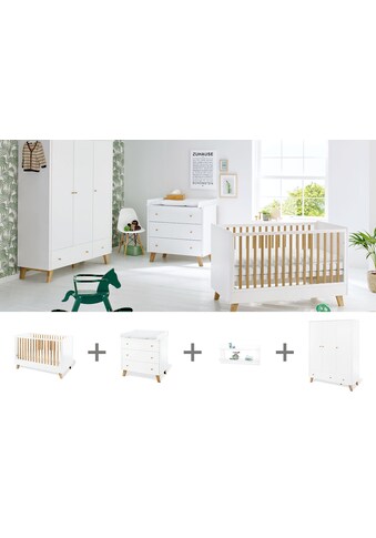 Pinolino® Babyzimmer-Komplettset »Pan«, (Set, 4 St.), breit groß; mit Kinderbett,... kaufen
