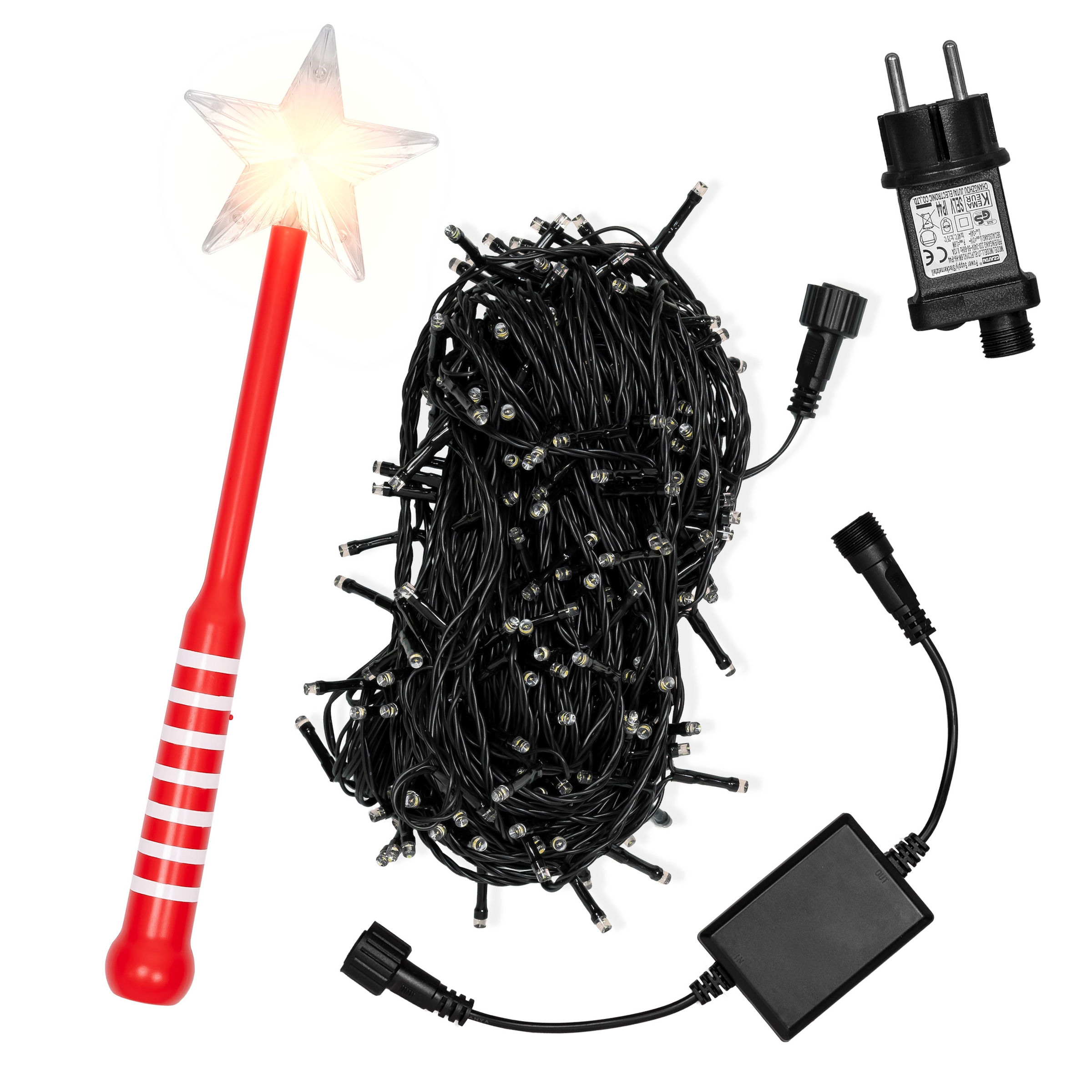 BONETTI LED-Lichterkette »mit Zauberstab als Fernbedienung« 300 Stk.-flammig auf Knopfdruck aktivieren sie eine stimmungsvolle Beleuchtung