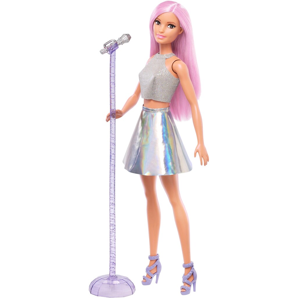 Barbie Anziehpuppe »Sängerin Puppe, pinke Haare«