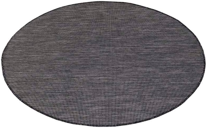 Carpet City Outdoorteppich »PALM2778« rund 5 mm Höhe Wetterfest & UV-bestän günstig online kaufen