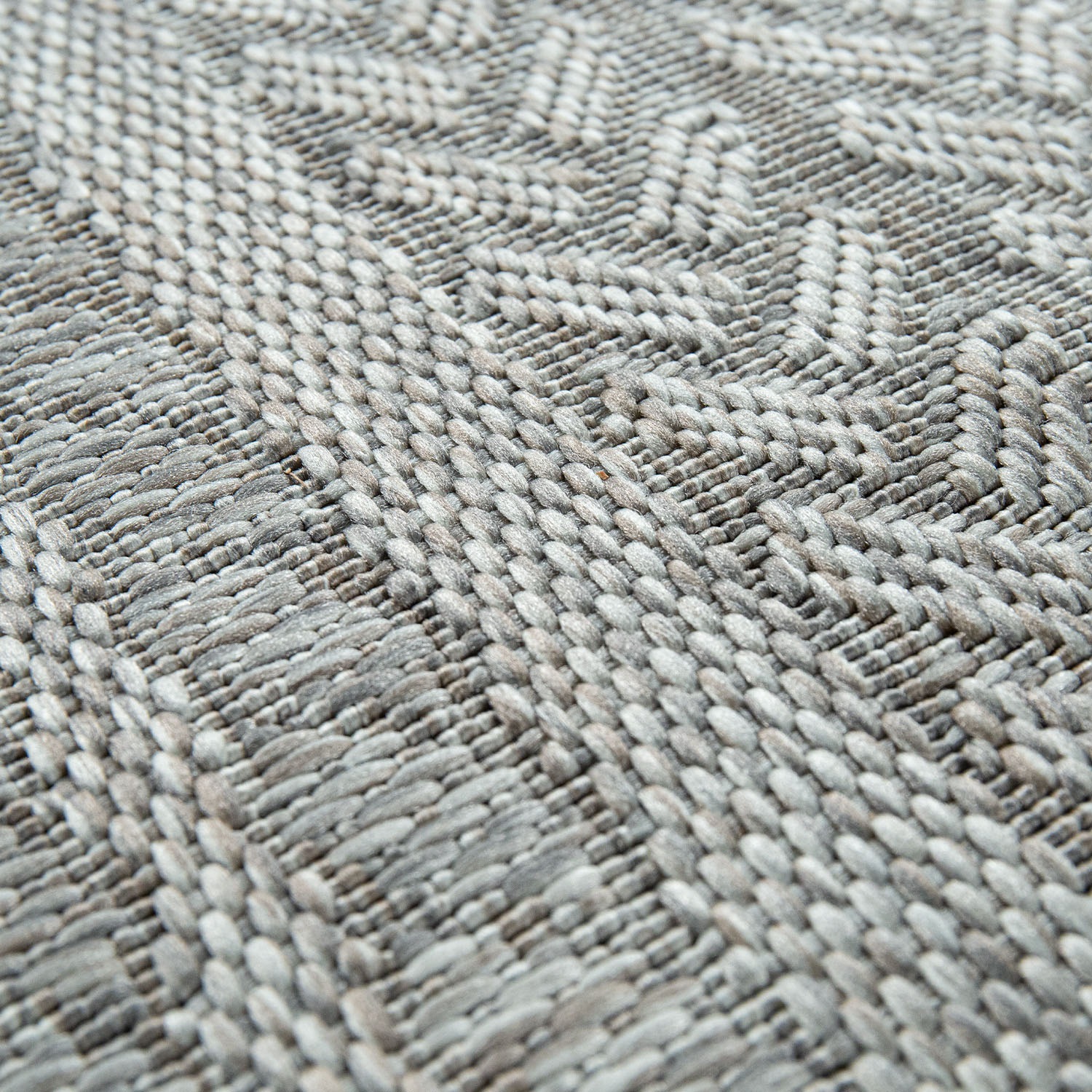 Paco Home Teppich »Liege 390«, rechteckig, 4 mm Höhe, Flachgewebe, melierte Sisal Optik, mit Bordüre, Outdoor geeignet
