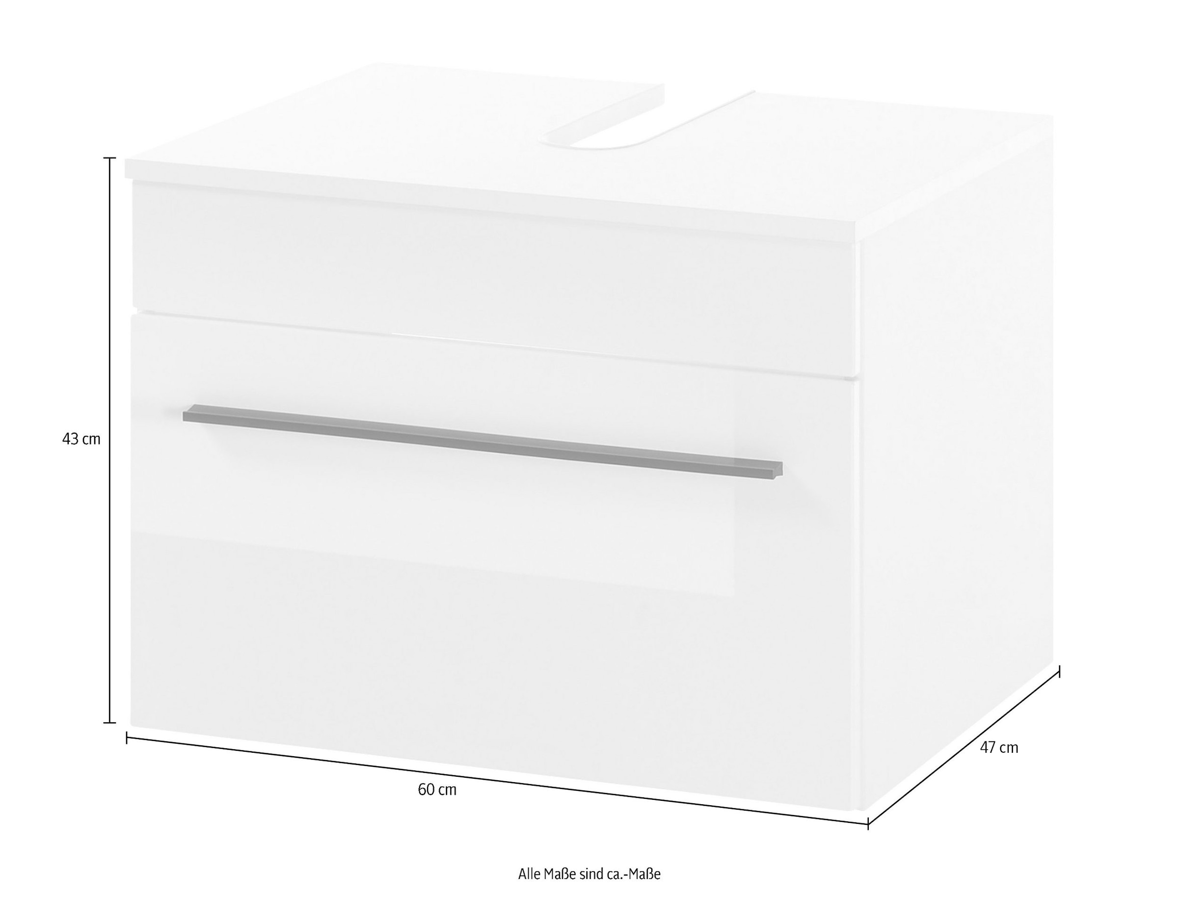 INOSIGN Waschbeckenunterschrank »Cantara«