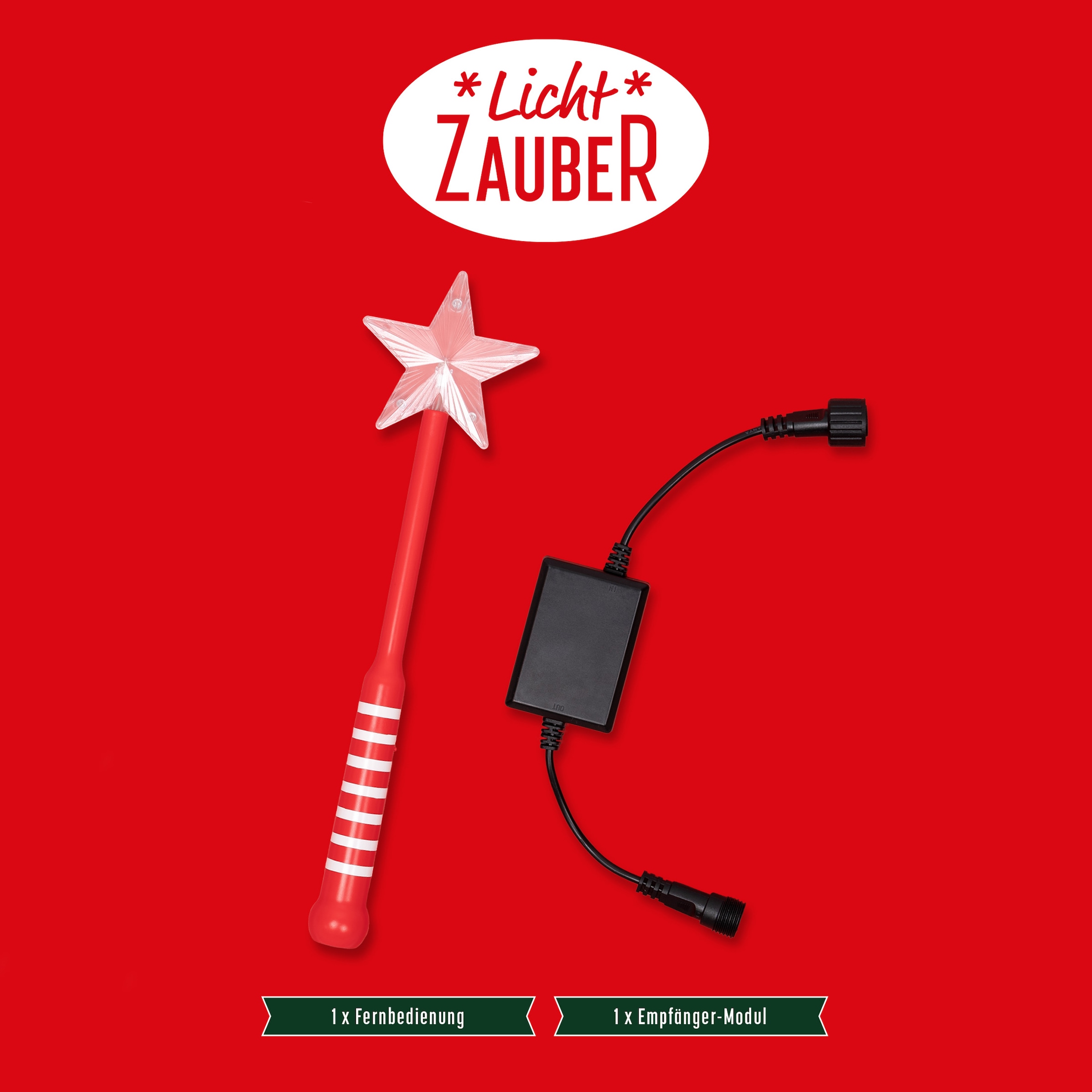 BONETTI Schalter 1 Stk. tlg. Zauberstab für Lichterketten