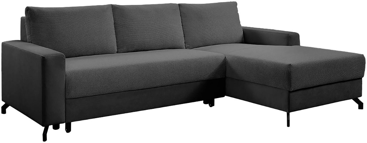 exxpo - sofa fashion Ecksofa »Quattro L-Form, B/T: 247/162 cm«, wahlweise m günstig online kaufen