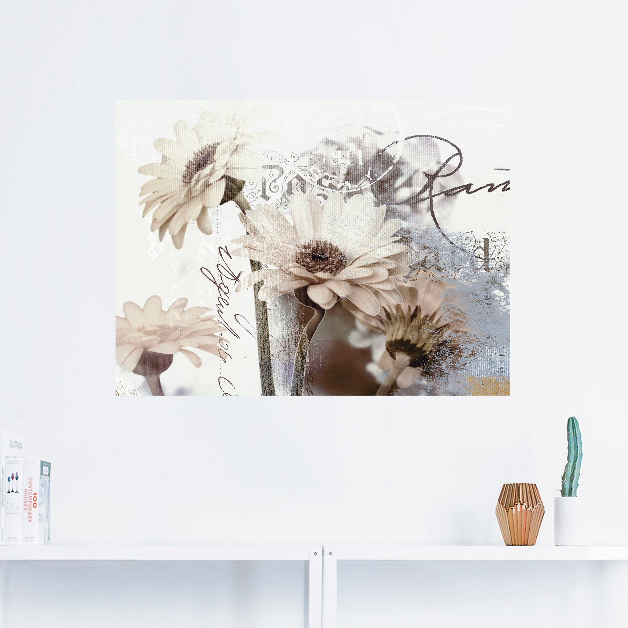 Artland Wandbild »Gerberas_Detail«, Blumenbilder, (1 St.), als Leinwandbild, Poster, Wandaufkleber in verschied. Größen