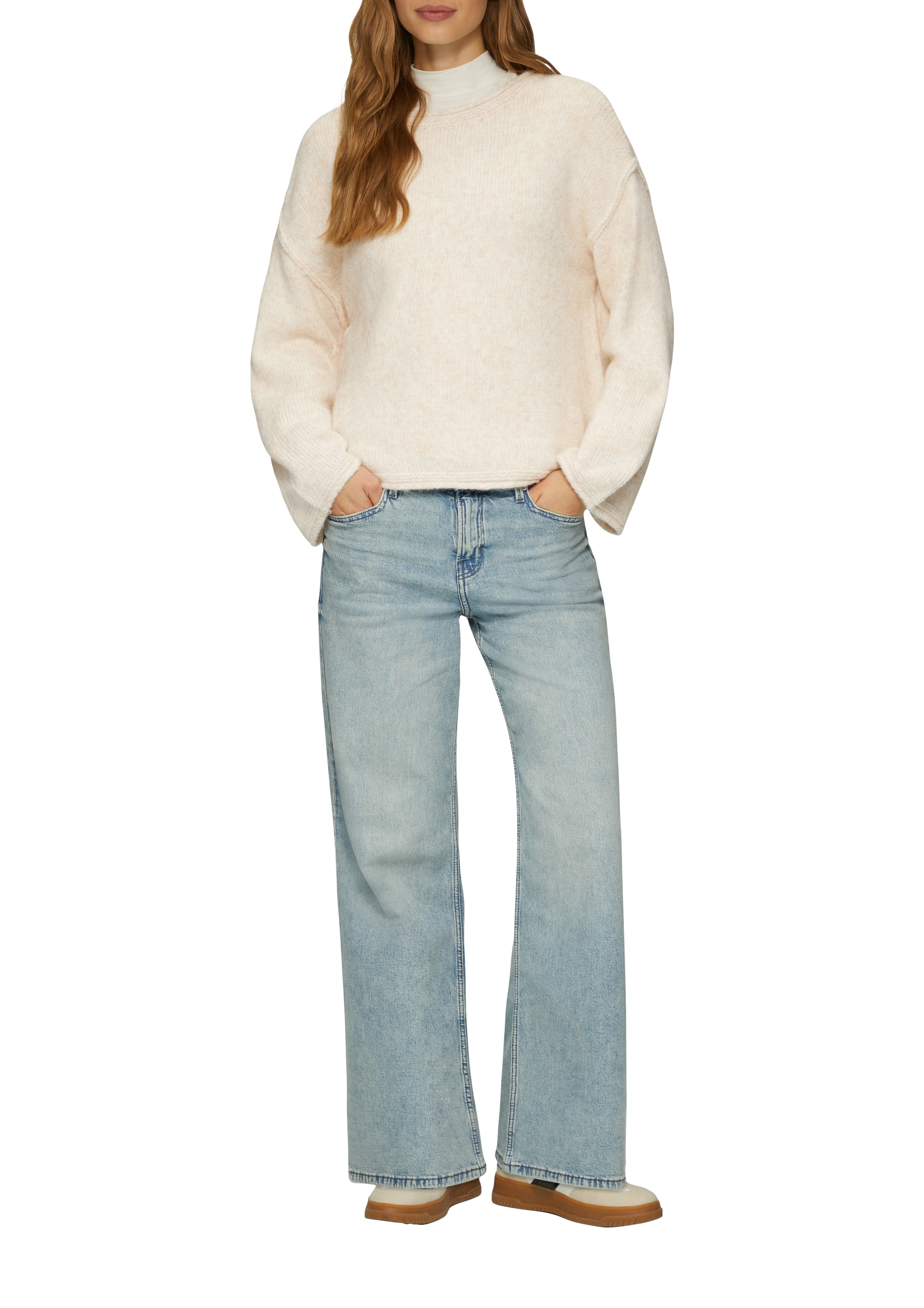 s.Oliver Strickpullover, mit weiten Ärmeln