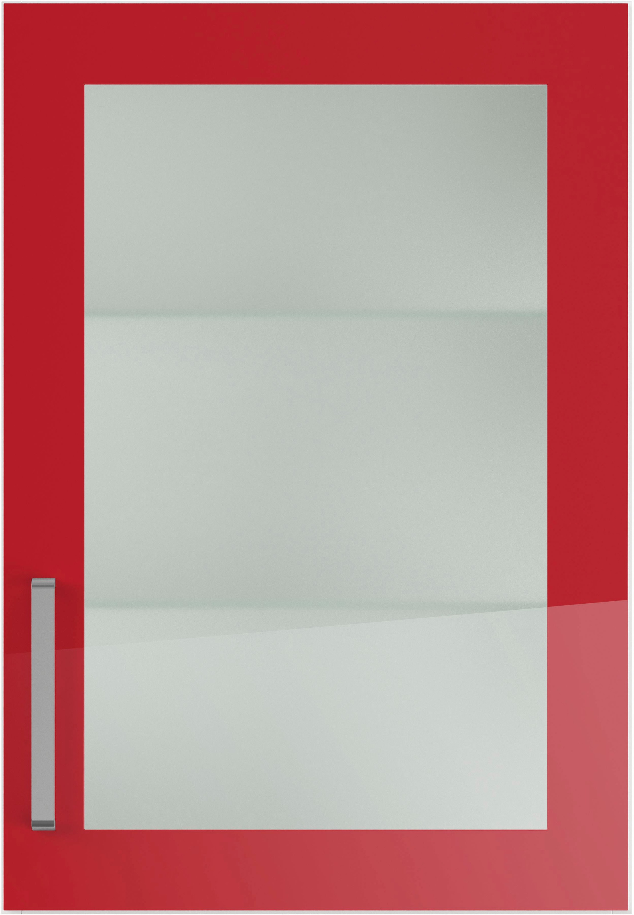 IMPULS KÜCHEN Glashängeschrank »"Turin", Breite/Höhe: 50 oder 60/72,3 cm«, vormontiert, mit Glasdrehtür, mit verstellbarem Glasfachboden