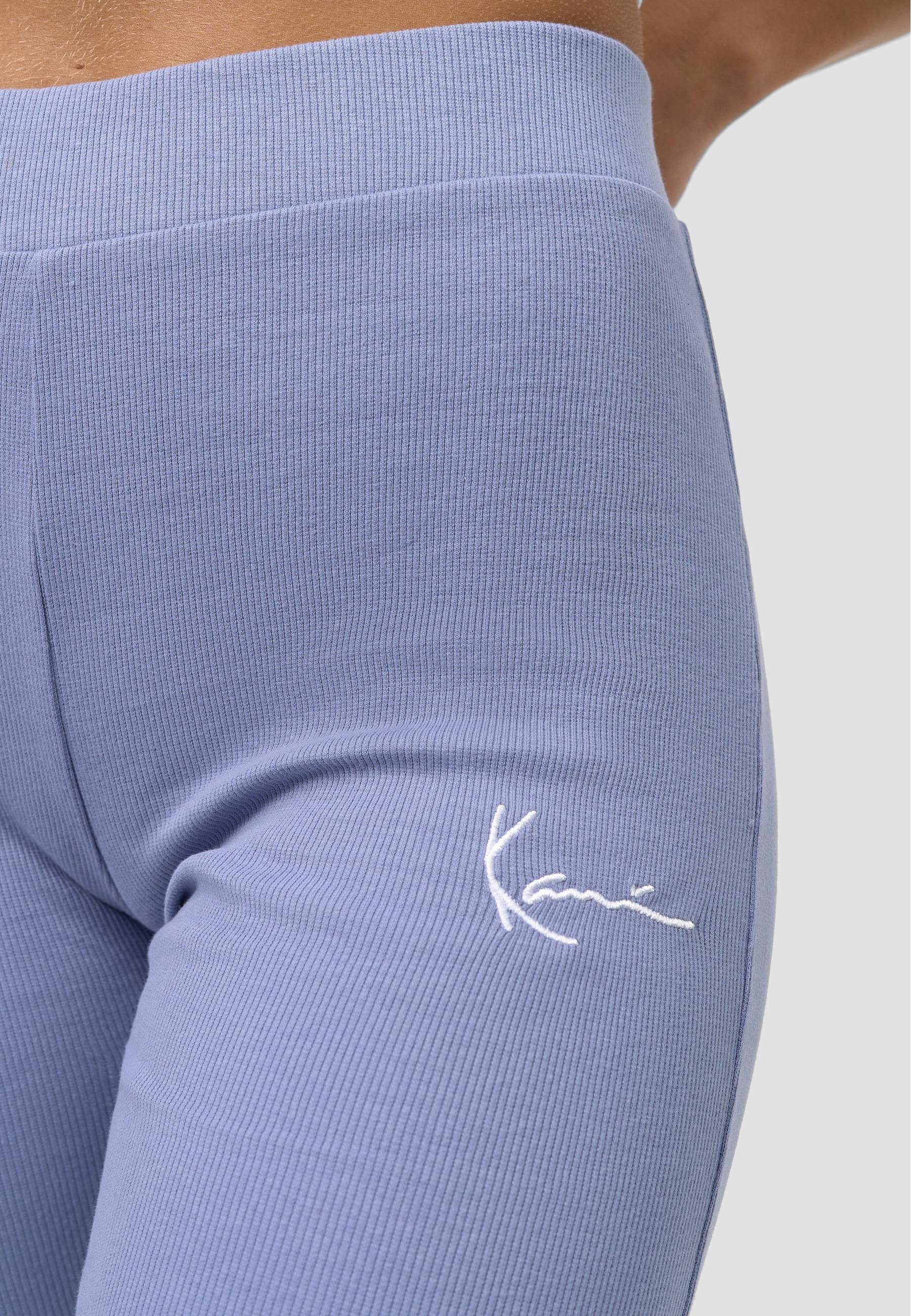 Karl Kani Leggings »Karl Kani Damen KW221-023-1 Small Signature Slit Rib Leggings«