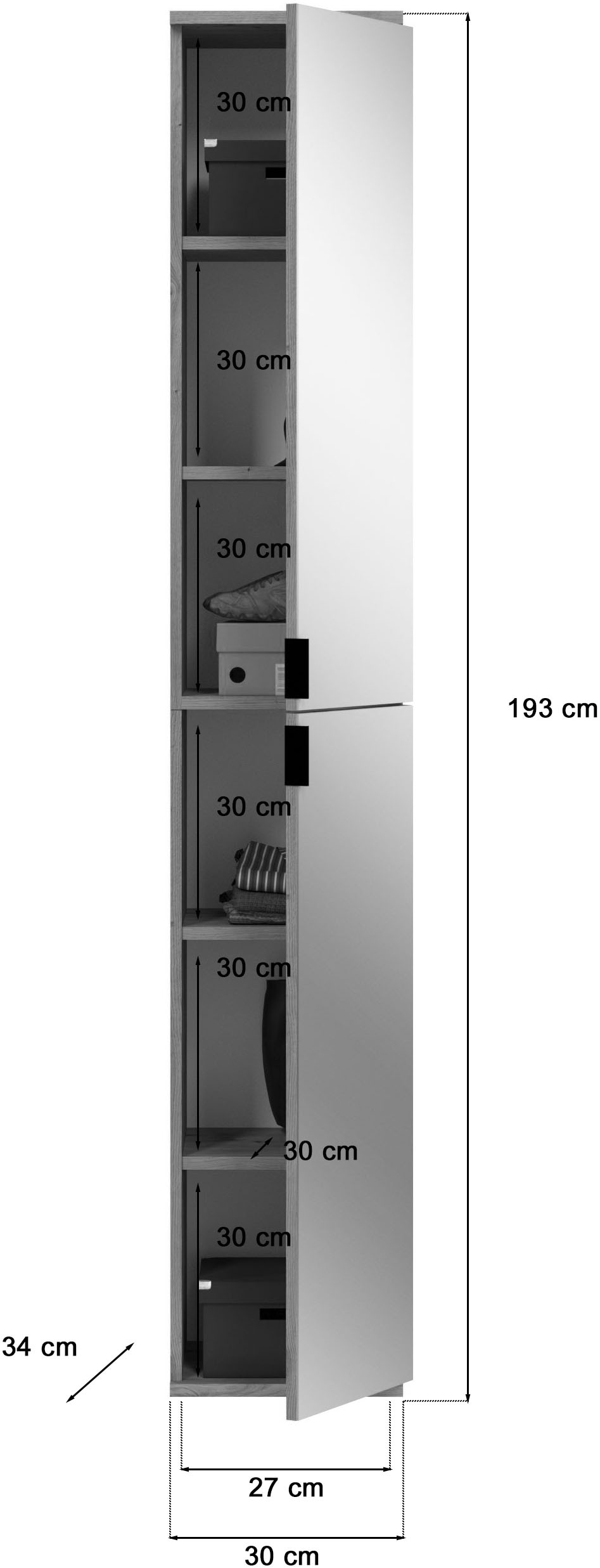 INOSIGN Garderobenschrank
