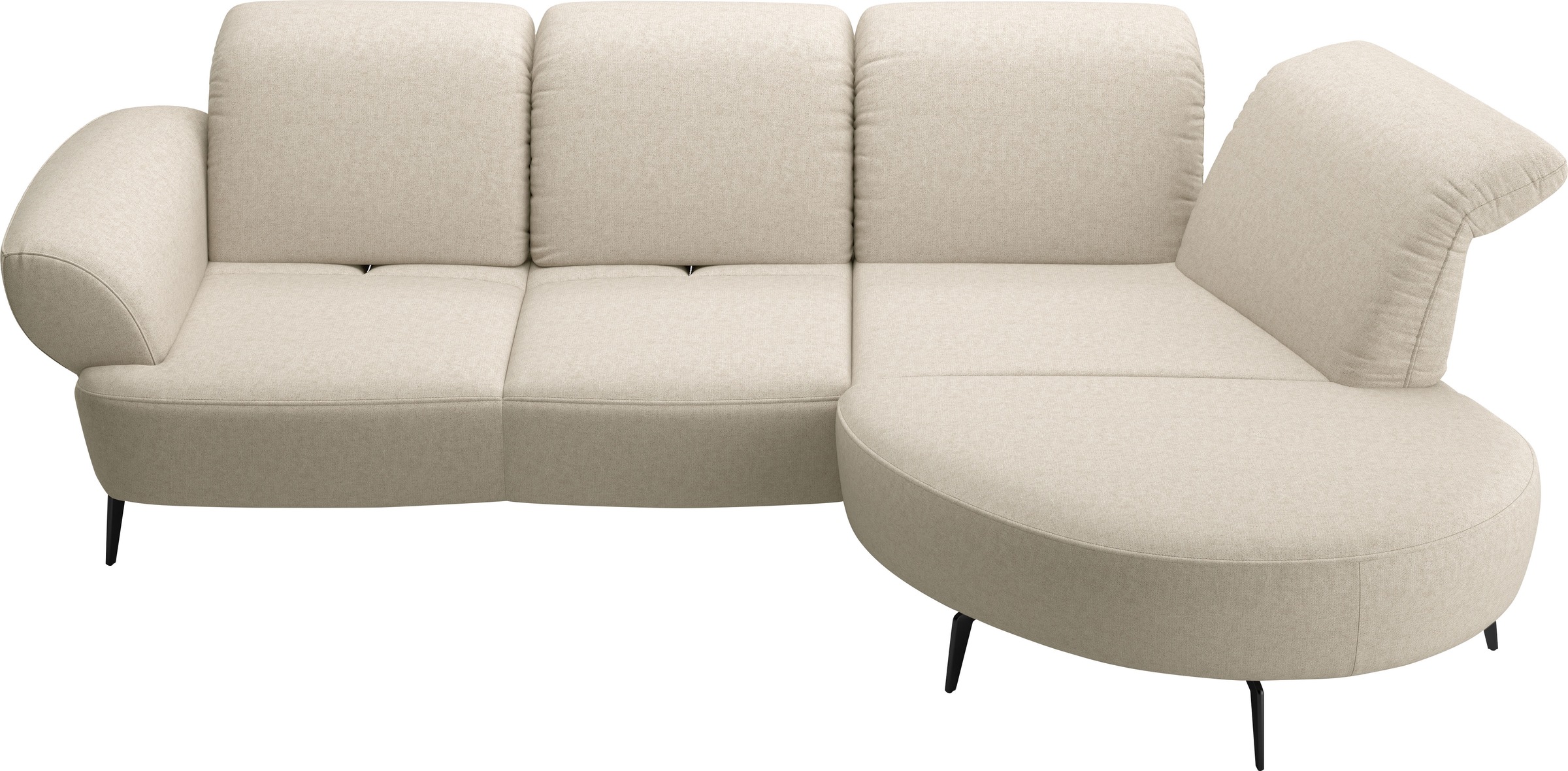 sit&more Ecksofa »Dance, L-Form, inkl. Sitztiefenverstellung«, inkl. Click& günstig online kaufen