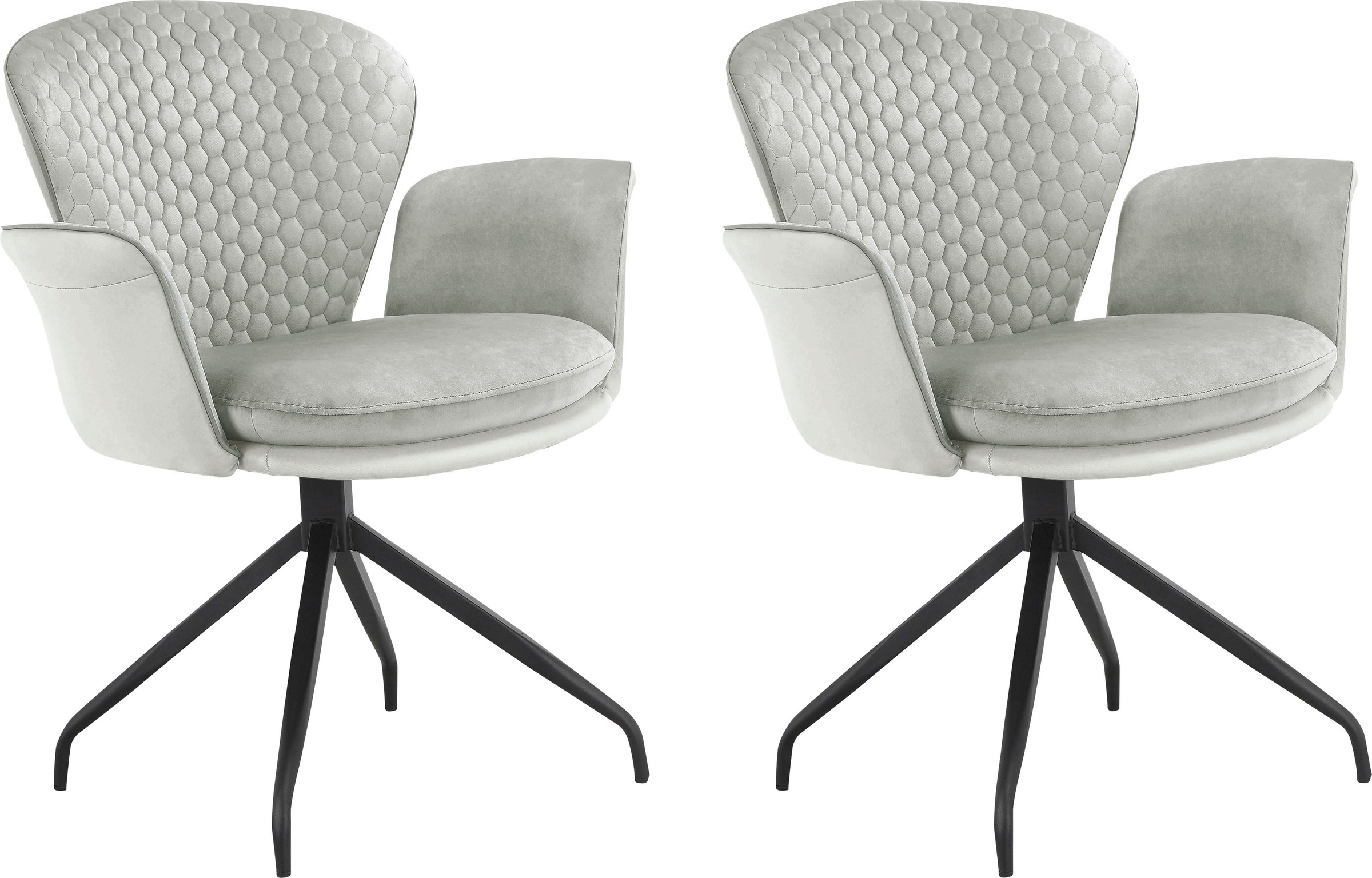 PLACES OF STYLE Esszimmerstuhl »Leonidas« () 2 Stk.Sitz und Rücken gepolste günstig online kaufen