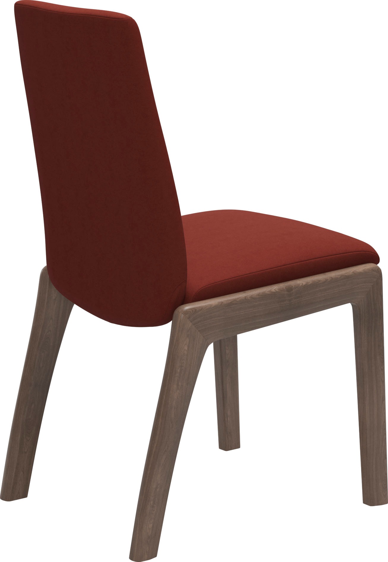 Stressless® Polsterstuhl »Laurel«, Microfaser DINAMICA, Low Back, Größe M, mit abgerundeten Beinen in Walnuss