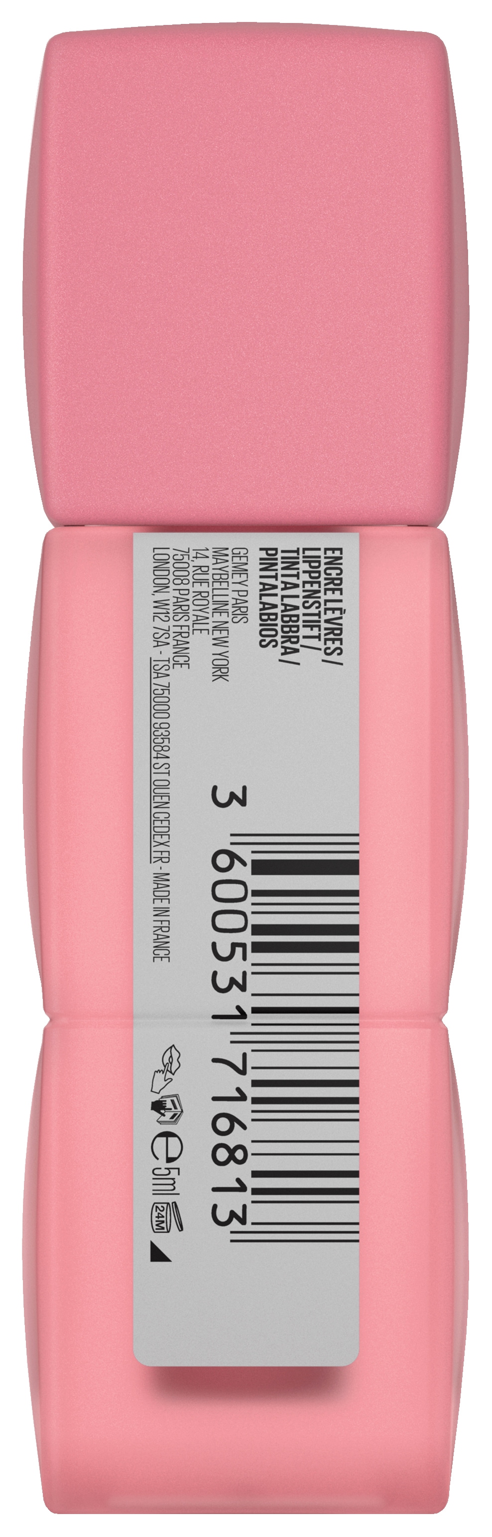 MAYBELLINE NEW YORK Lippenstift »Maybelline New York Superstay Teddy Tint Lippenstift« mit weichem Teddy-Applikator