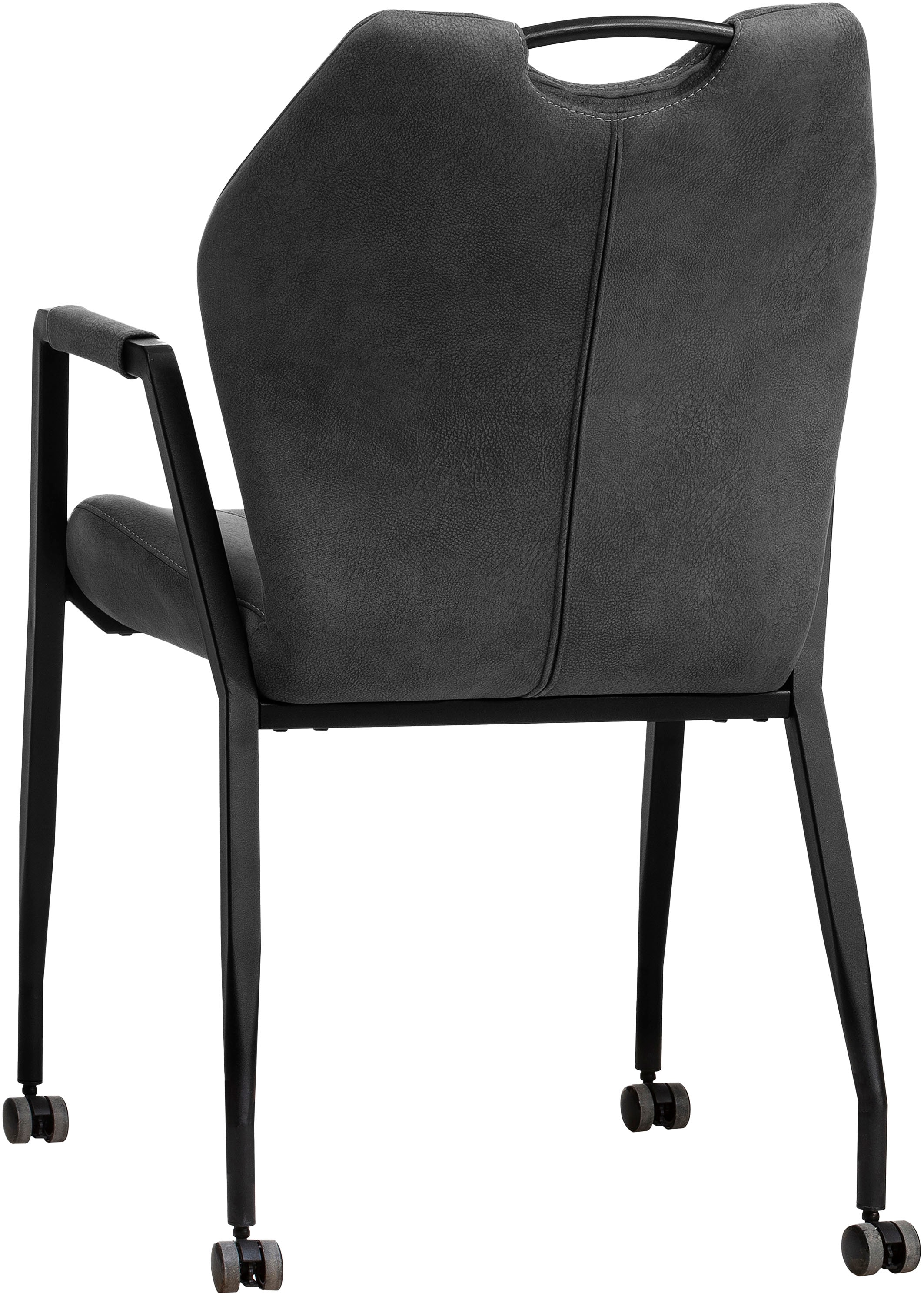 OMG Design Armlehnstuhl »Point«, (Set), 1 St., Stoff, Esszimmerstuhl mit Rollen, Bürostuhl