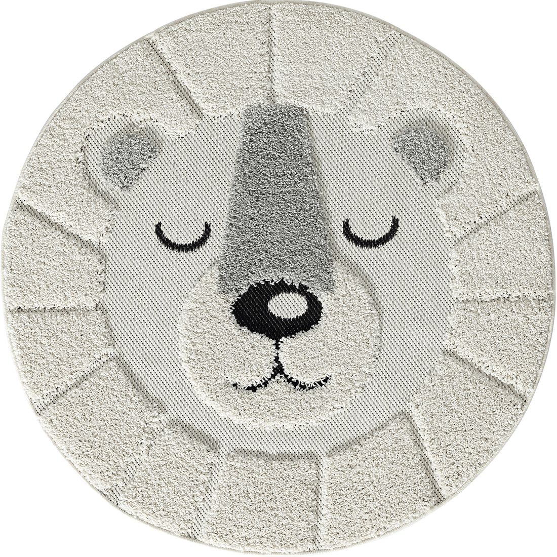the carpet Teppich »Lou«, rund, 20 mm Höhe, Kinderzimmer Teppich strapazierfähig und pflegleicht