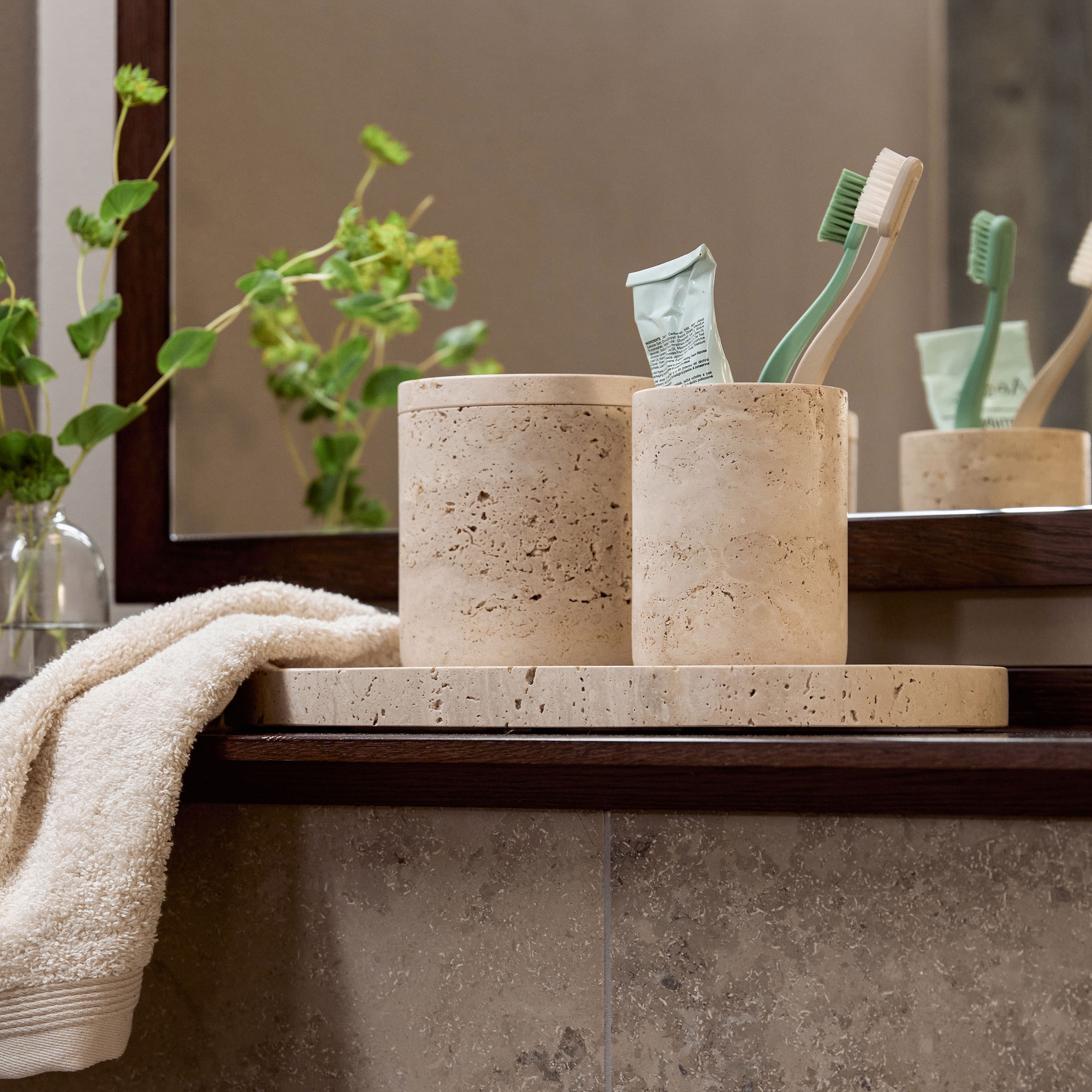 Möve Zahnbürstenhalter »Travertine Grace«