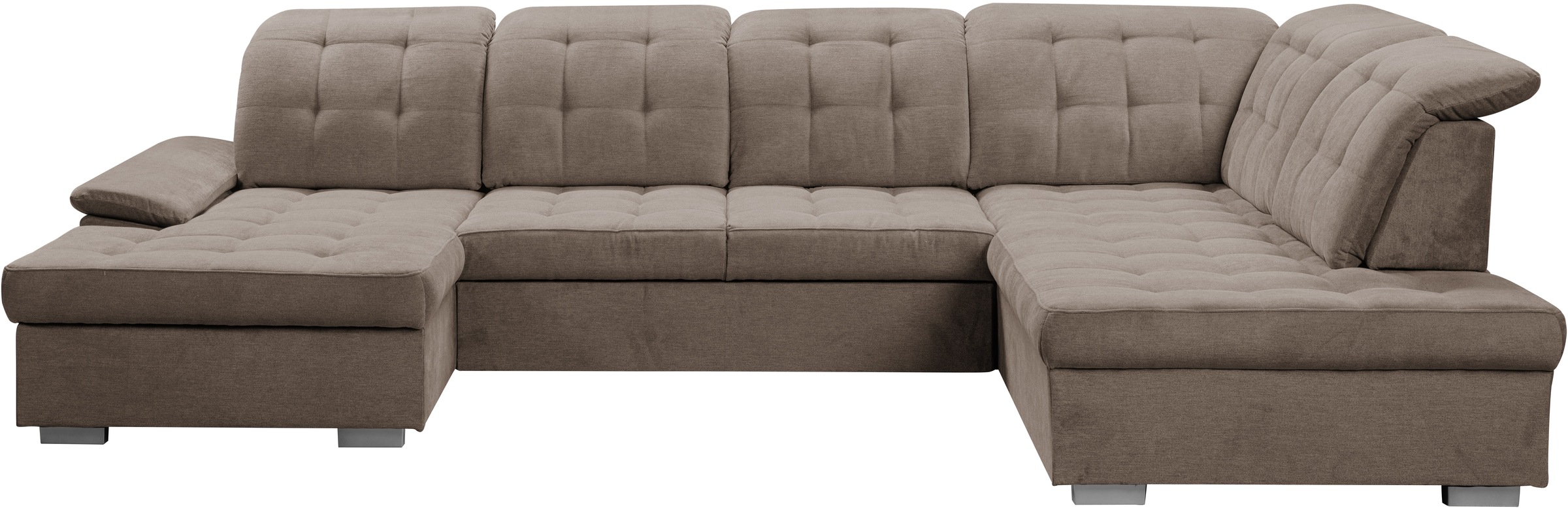 WERK2 Wohnlandschaft »Kordula-New Multifunktion Couch, Breite 332cm, U-Form günstig online kaufen