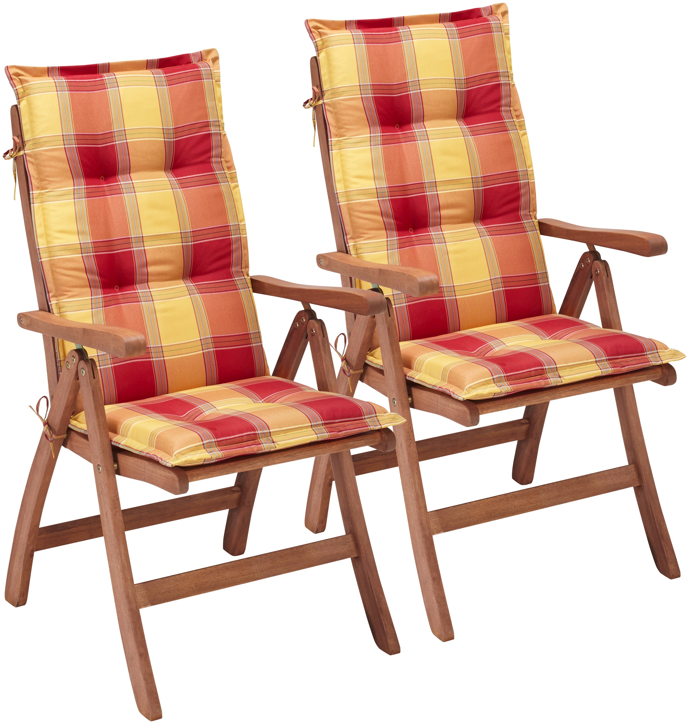 MERXX Gartenstuhl »Maracaibo« (Set) 2 Stk.2er Set, Eukalyptus, verstellbar, günstig online kaufen