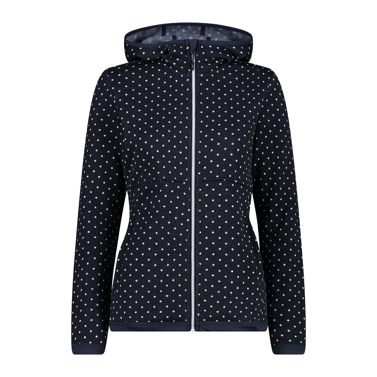 CMP Strickfleecejacke »WOMAN JACKET FIX HOOD«, mit Kapuze, wärmend