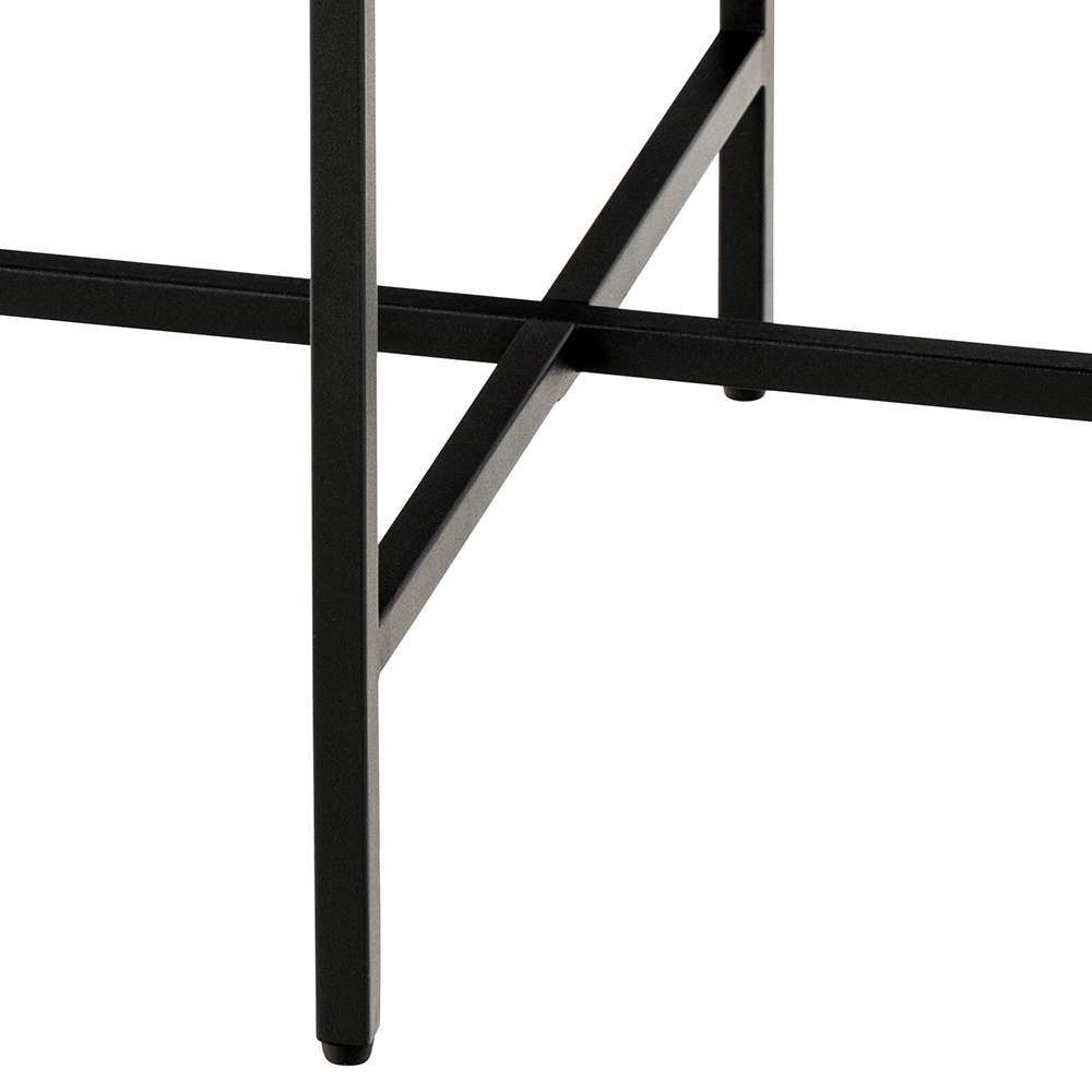 ACTONA GROUP Beistelltisch »Lamoine«, Rund, Izmir matt schwarz, rau Melamin, Ø40x45 cm