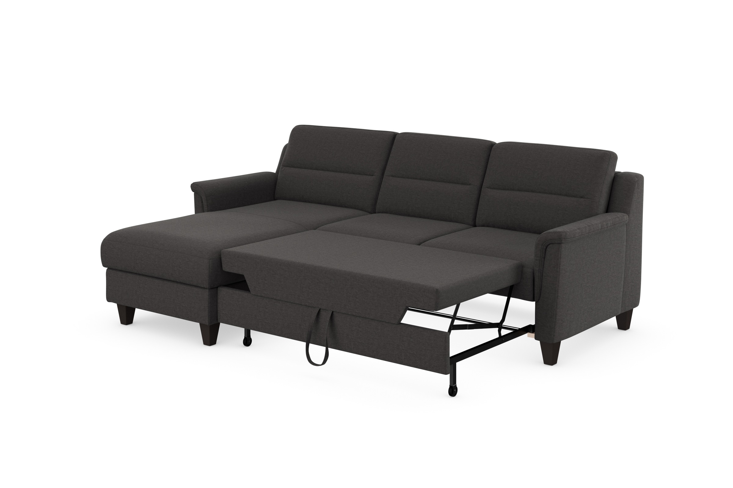 sit&more Ecksofa »Farö L-Form«, inklusive Federkern, wahlweise mit Bettfunktion und Bettkasten