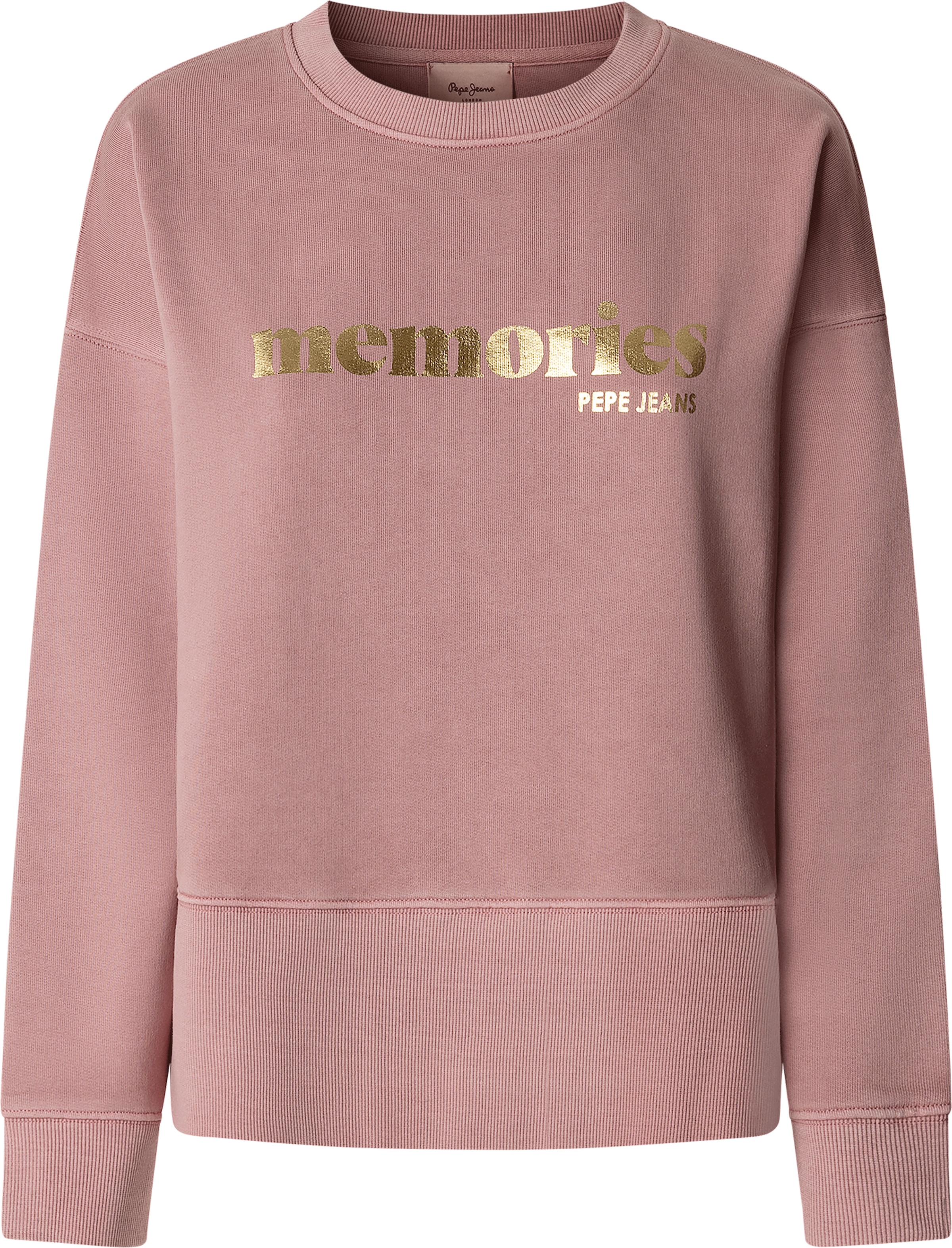 Pepe Jeans Sweatshirt »CINTIA«, mit breitem Rippbündchen, Rundhals
