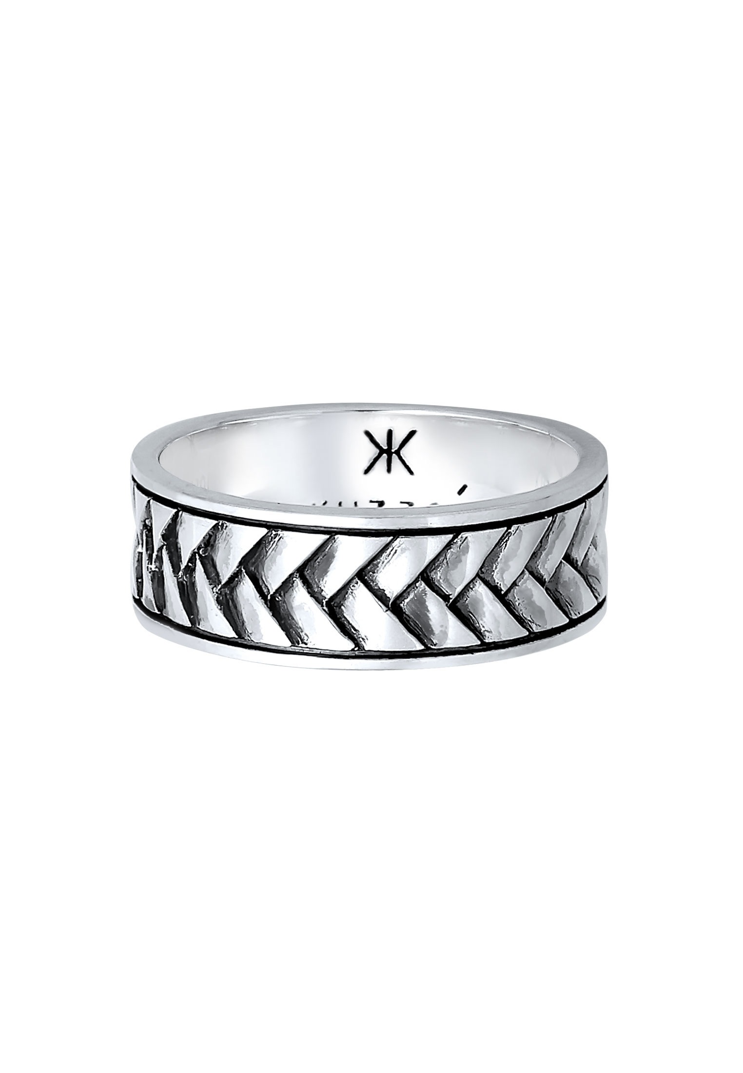 Kuzzoi Silberring »Herren Bandring Used Vintage Retro 925 Silber«