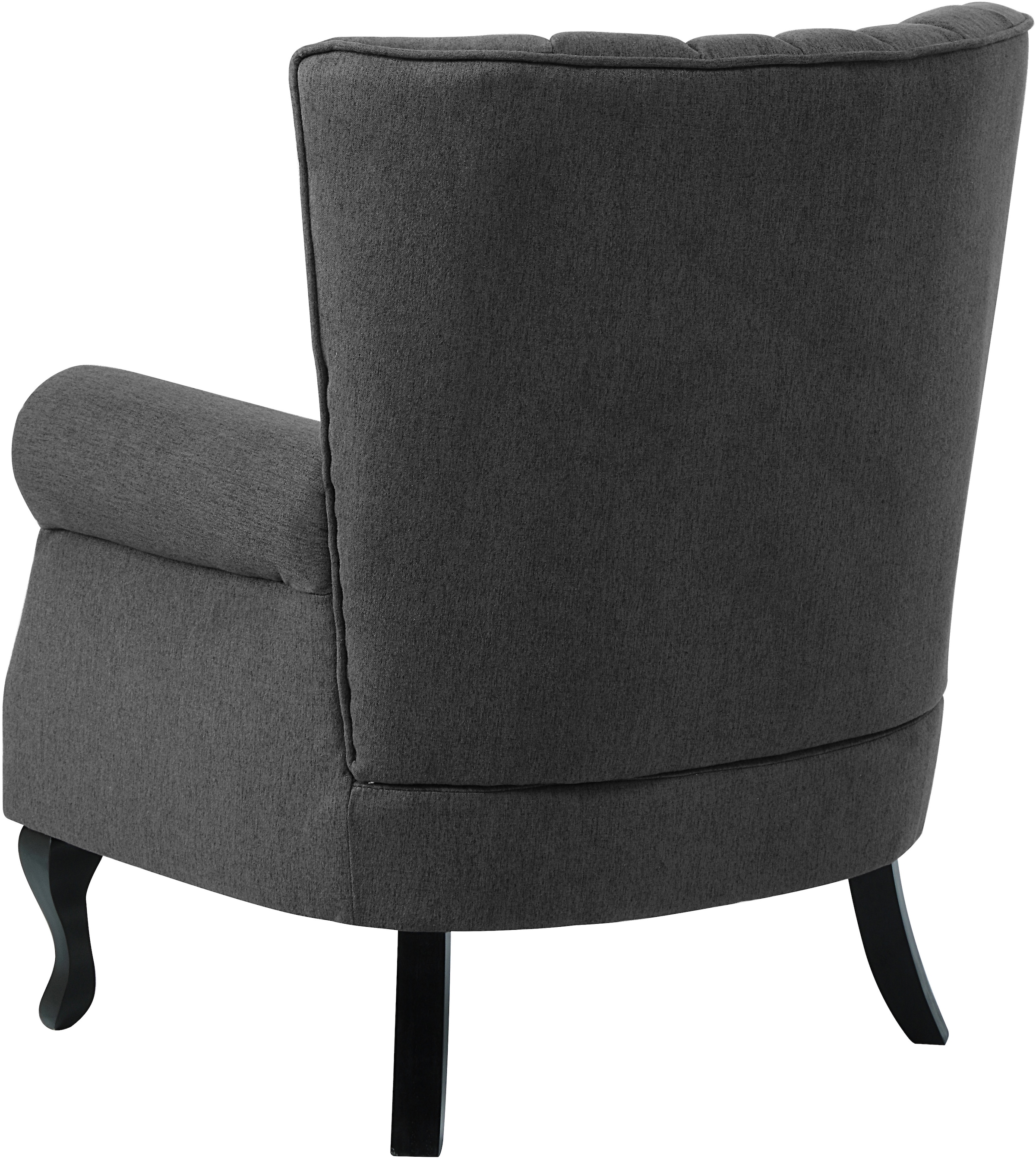 ATLANTIC home collection Sessel »TONI«, modern mit Nieten und hoher Rückenlehne