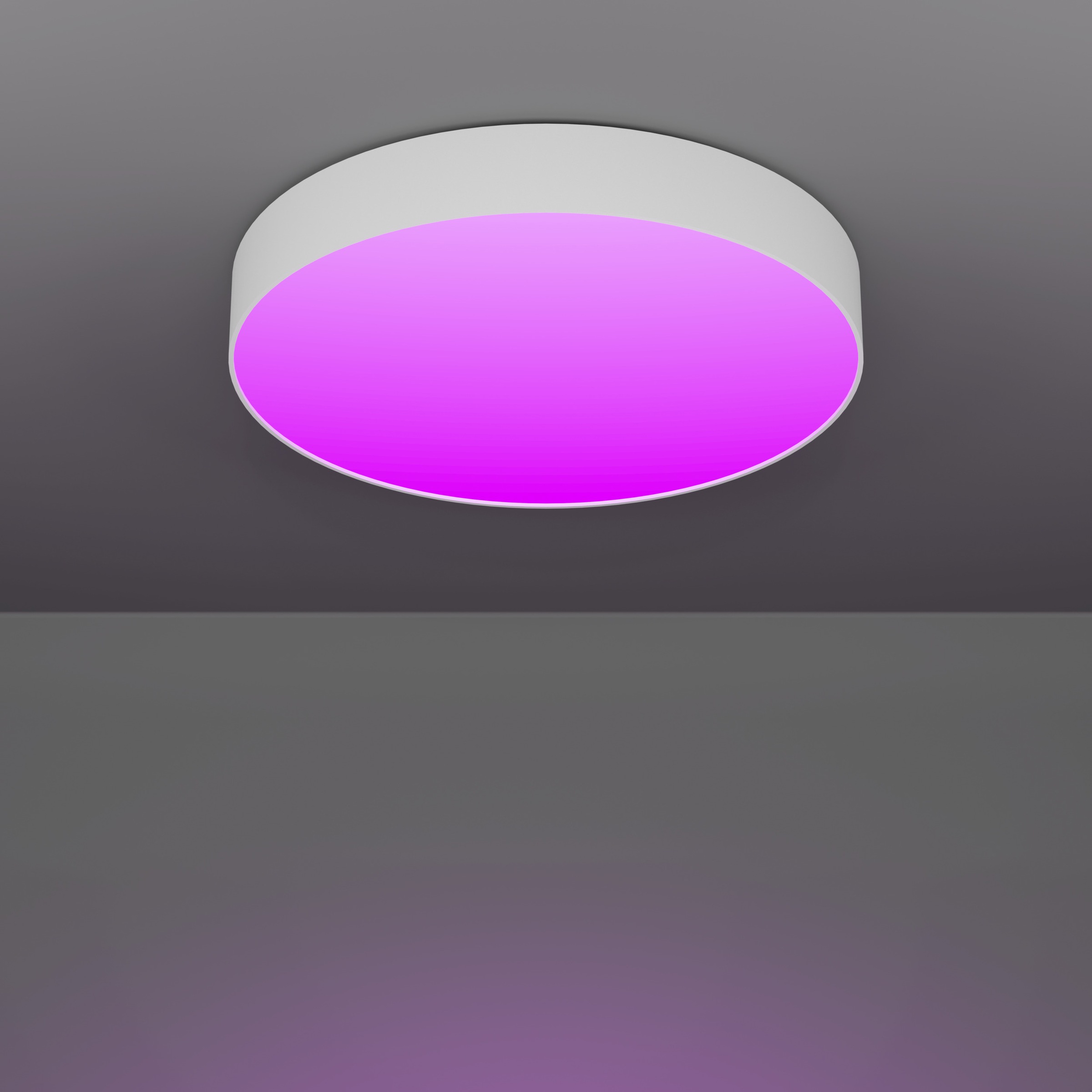 EGLO Deckenleuchte »GALLIZZI-Z Deckenlampe - Kunststoff - LED - 26W - IP20« LED-Modul 1 Stk. Kaltweiß | Neutralweiß | RGB | Warmweiß Wohzimmerlampe, Esszimmerlampe, Flur, Schlafzimmer, H7 x Ø49 cm