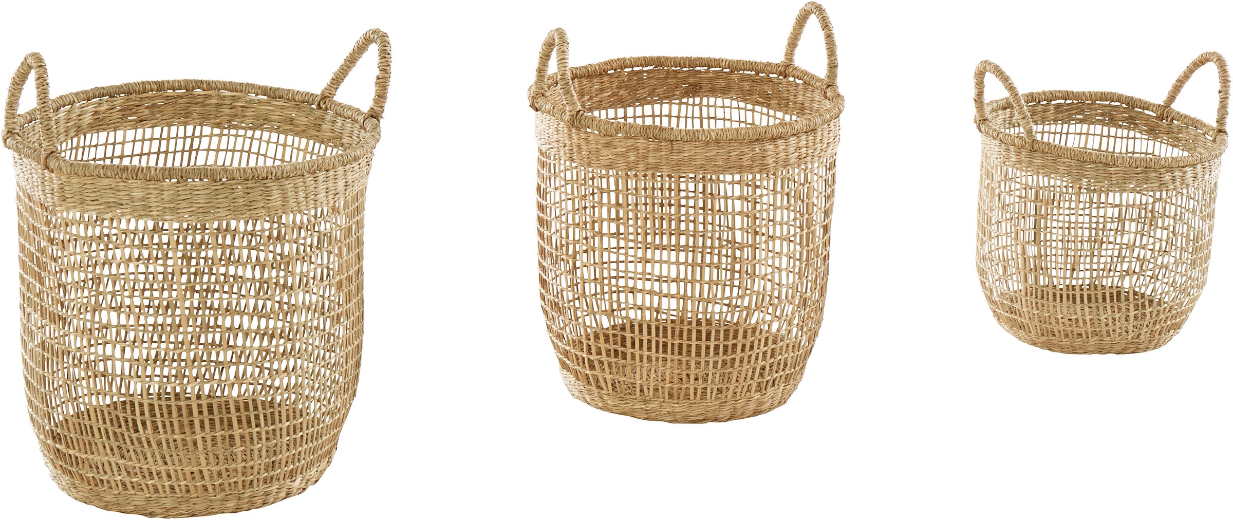 LeGer Home by Lena Gercke Dekokorb »Ylva«, (Set, 3 St.), aus Seegras kaufen