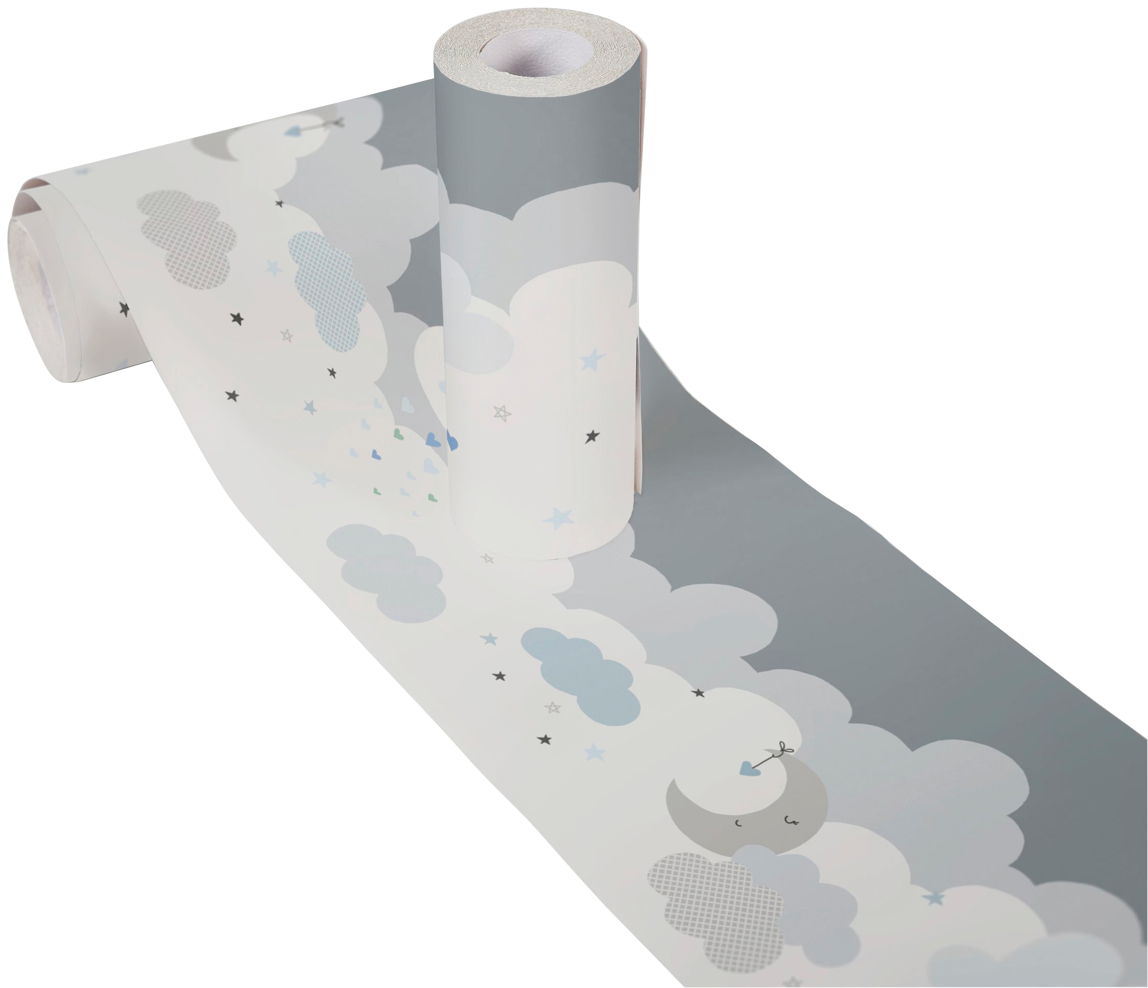 A.S. Création Bordüre »Dreamy Sky«, Motiv-abstrakt-naturalistisch, Tapete Kinder Borte Wohnzimmer Schlafzimmer Küche Design Kinderzimmer