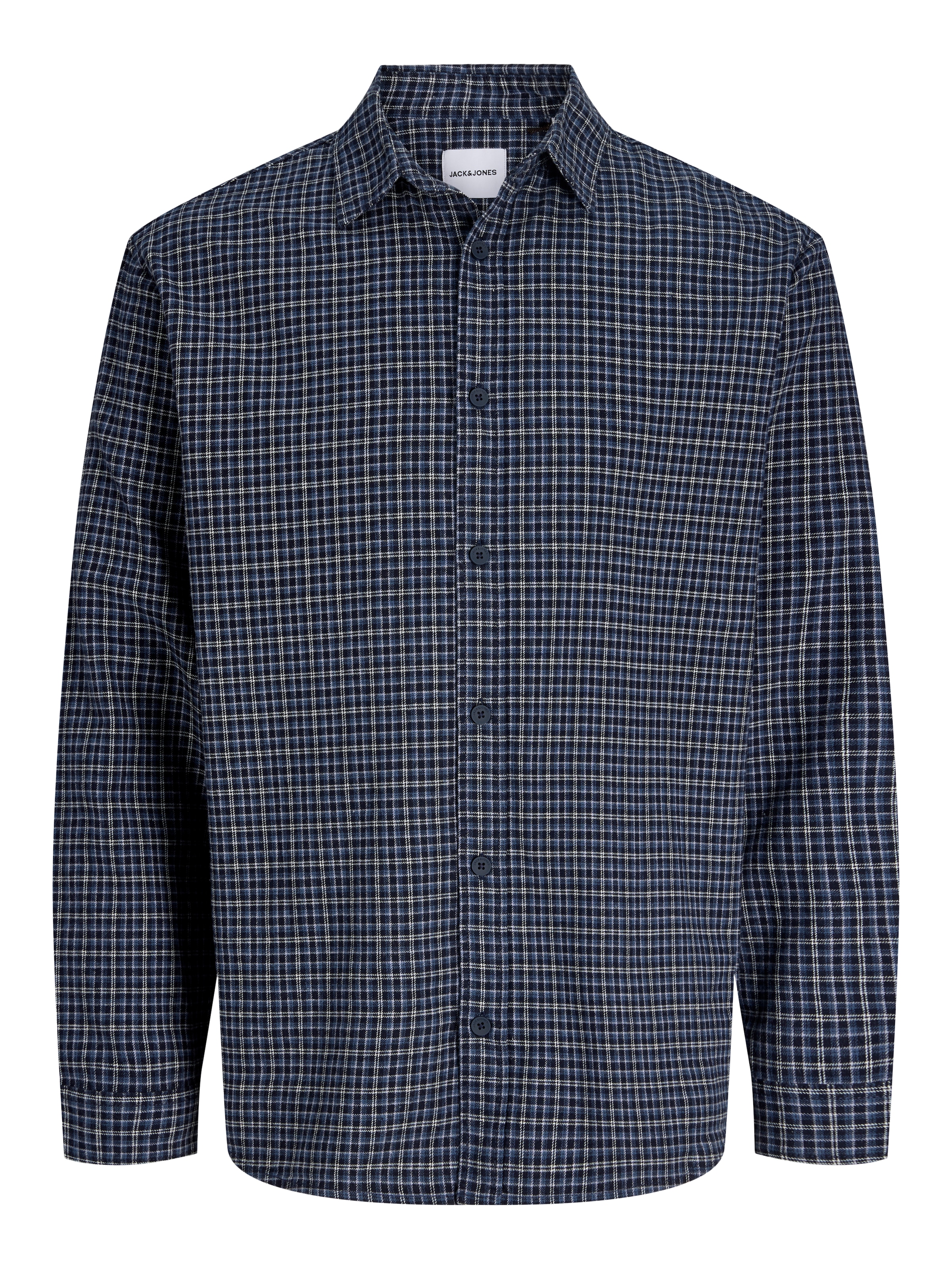 Jack & Jones PlusSize Langarmhemd »JJCARTER CHECK SHIRT LS SN PLS« Baumwolle, relaxed fit
