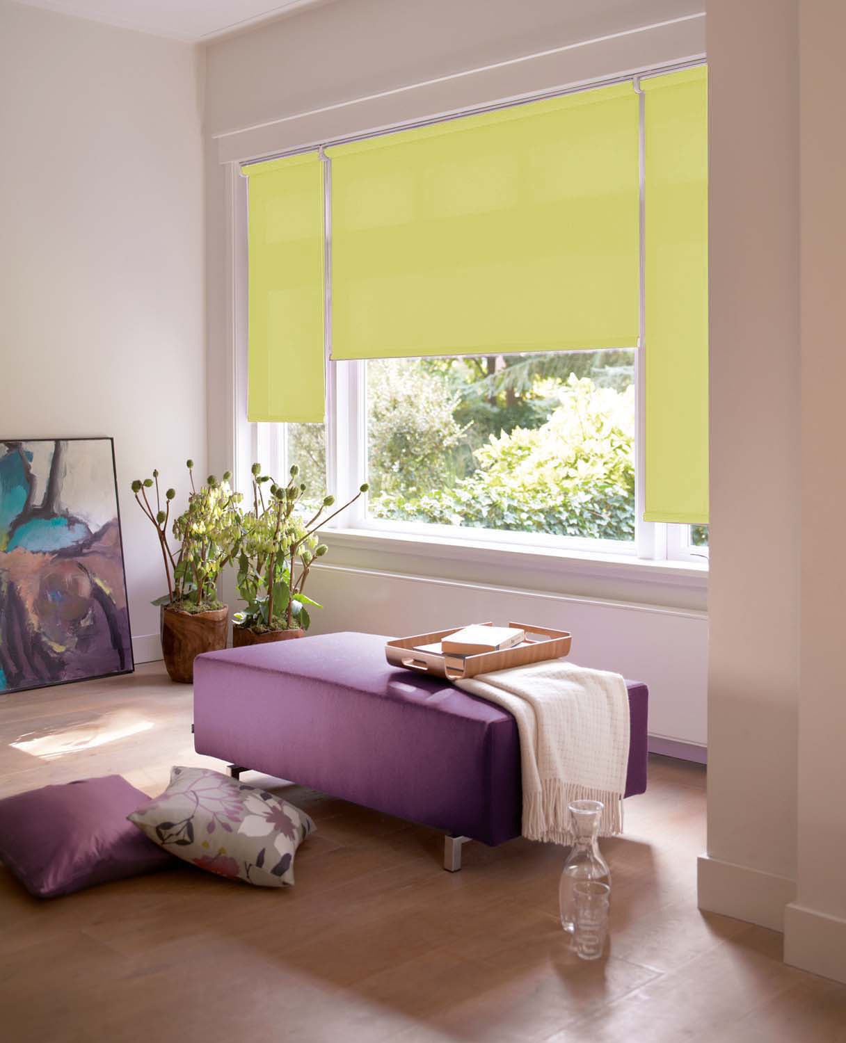 sunlines Elektrisches Rollo »Akkurollo Upcycling appgesteuert, blickdicht, Sunlines«, blickdicht, ohne Bohren, appgesteuert via Bluetooth
