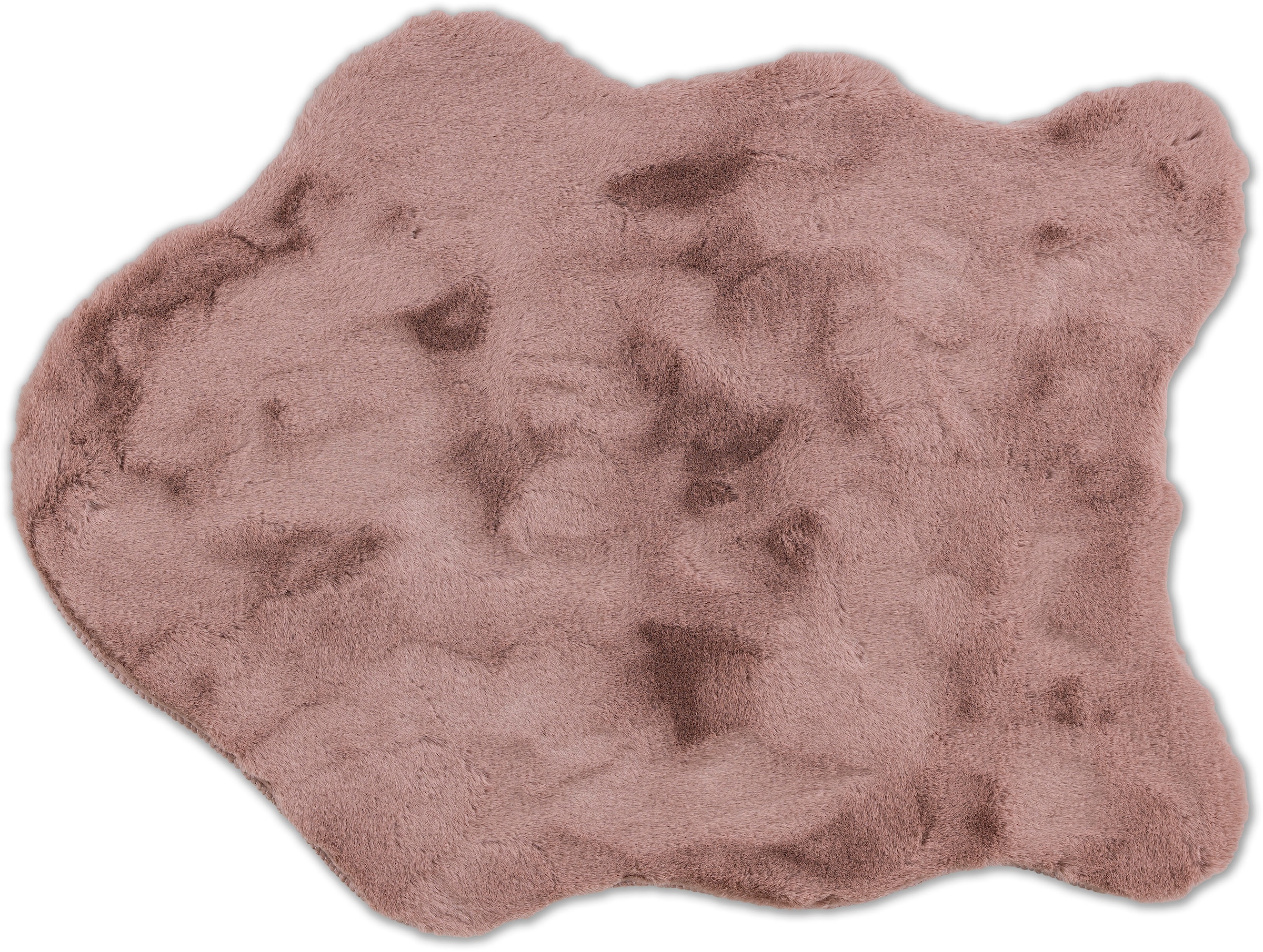 SCHÖNER WOHNEN-Kollektion Fellteppich »Tender«, fellförmig, 26 mm Höhe, weich durch Microfaser, Kaninchenfell Haptik, Kunstfell, waschbar