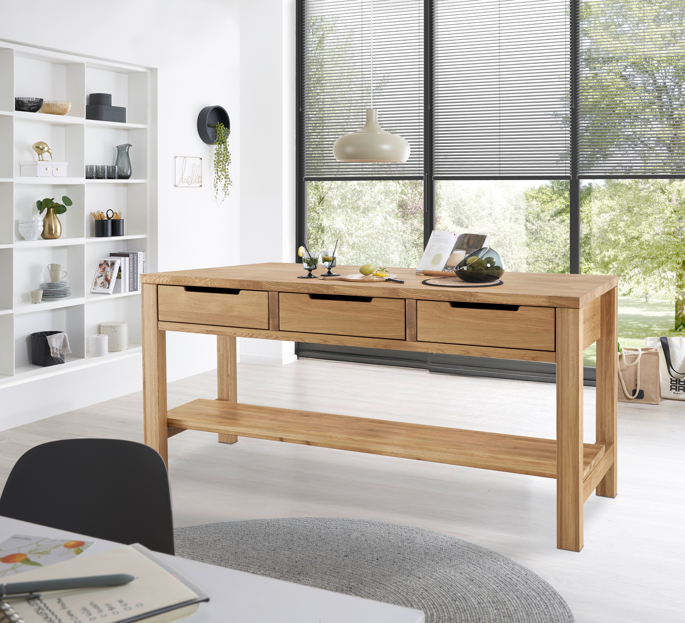 BASIC by Balculina Kücheninsel »Ponza, Kücheninsel BxHxT 180x91x90 cm«, Bre günstig online kaufen