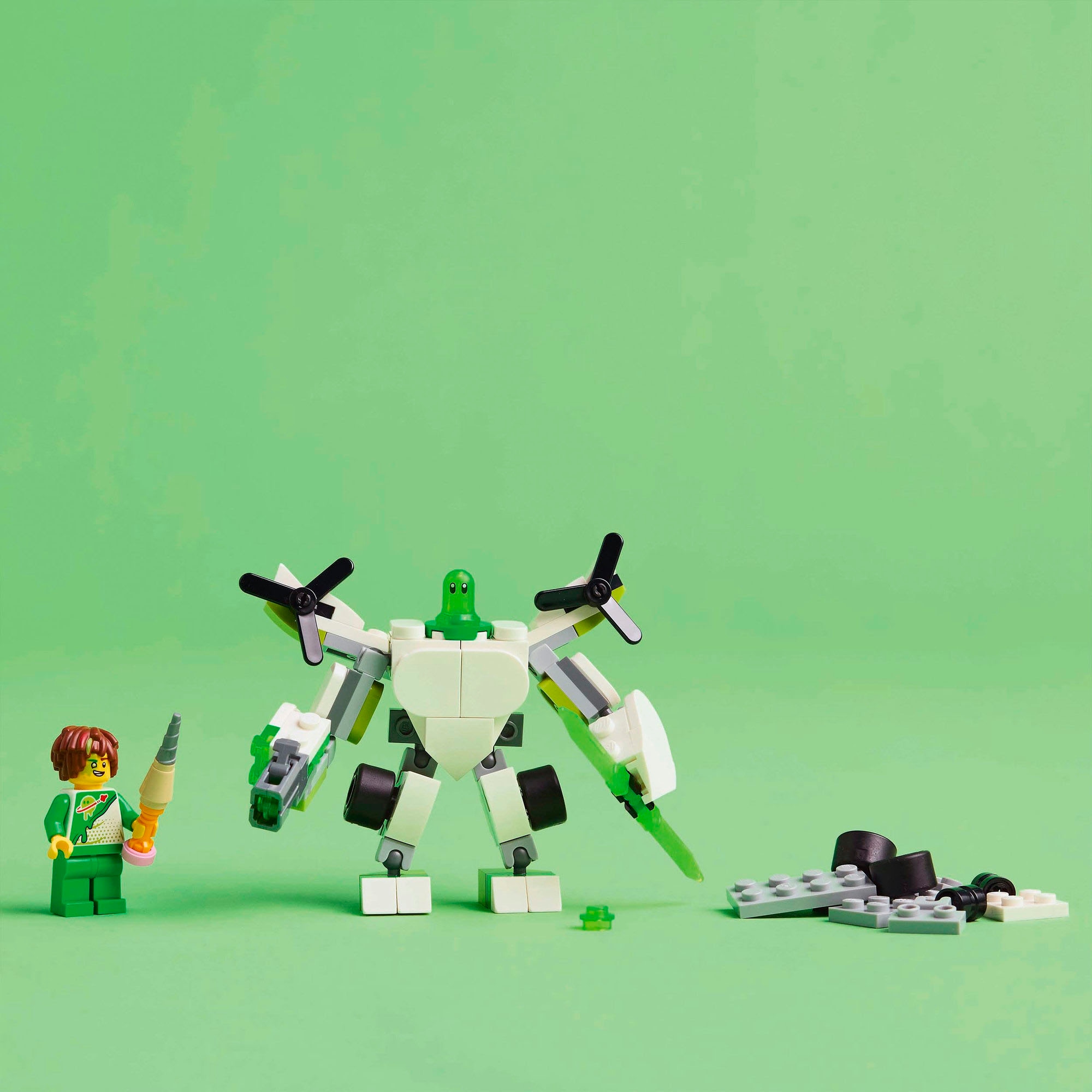 LEGO® Konstruktionsspielsteine »Z-Blob's Roboter- und Fahrzeugabenteuer (71487), LEGO DREAMZzz«, (121 St.), Made in Europe