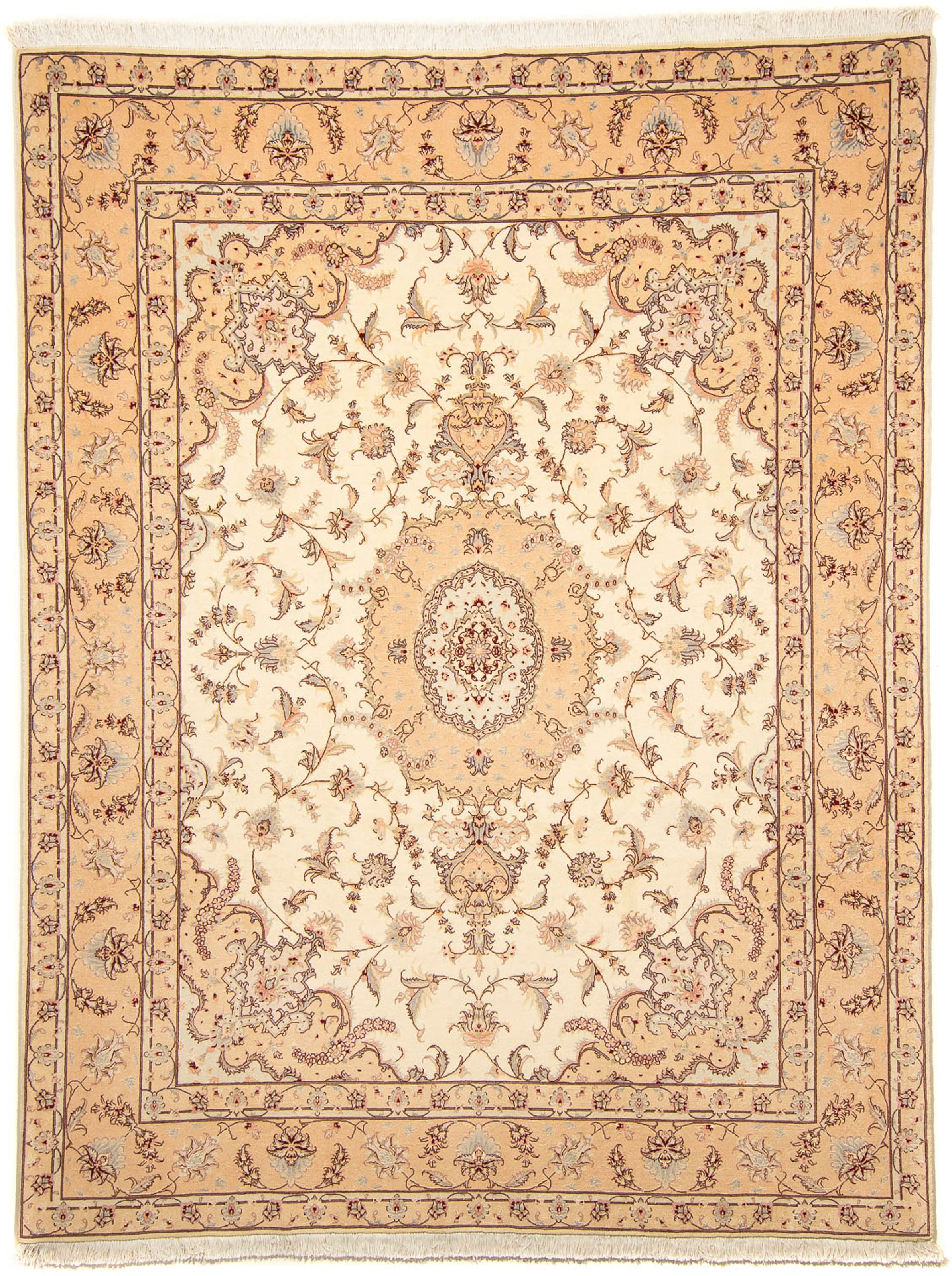 morgenland Orientteppich »Perser - Täbriz - Royal - 263 x 203 cm - beige«, günstig online kaufen