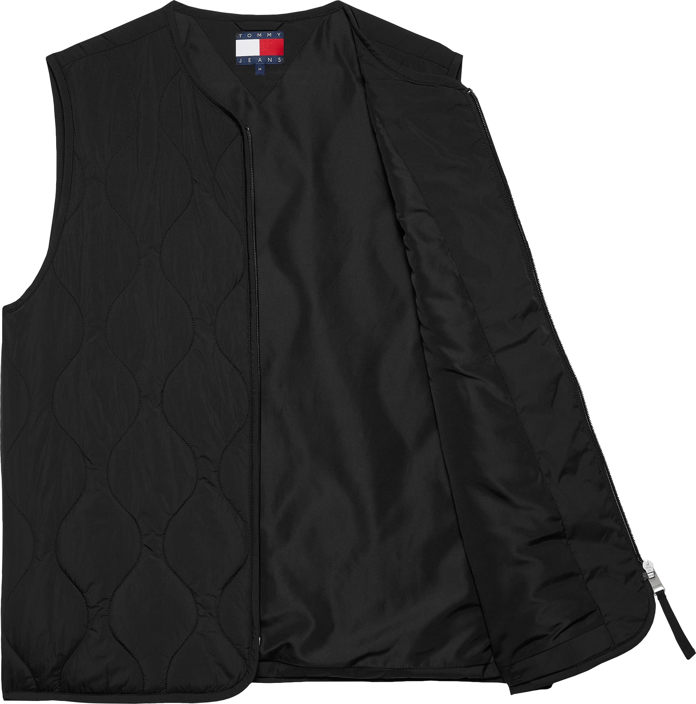Tommy Jeans Steppweste »TJM QUILTED VEST EXT«, Mit Rundhalsausschnitt