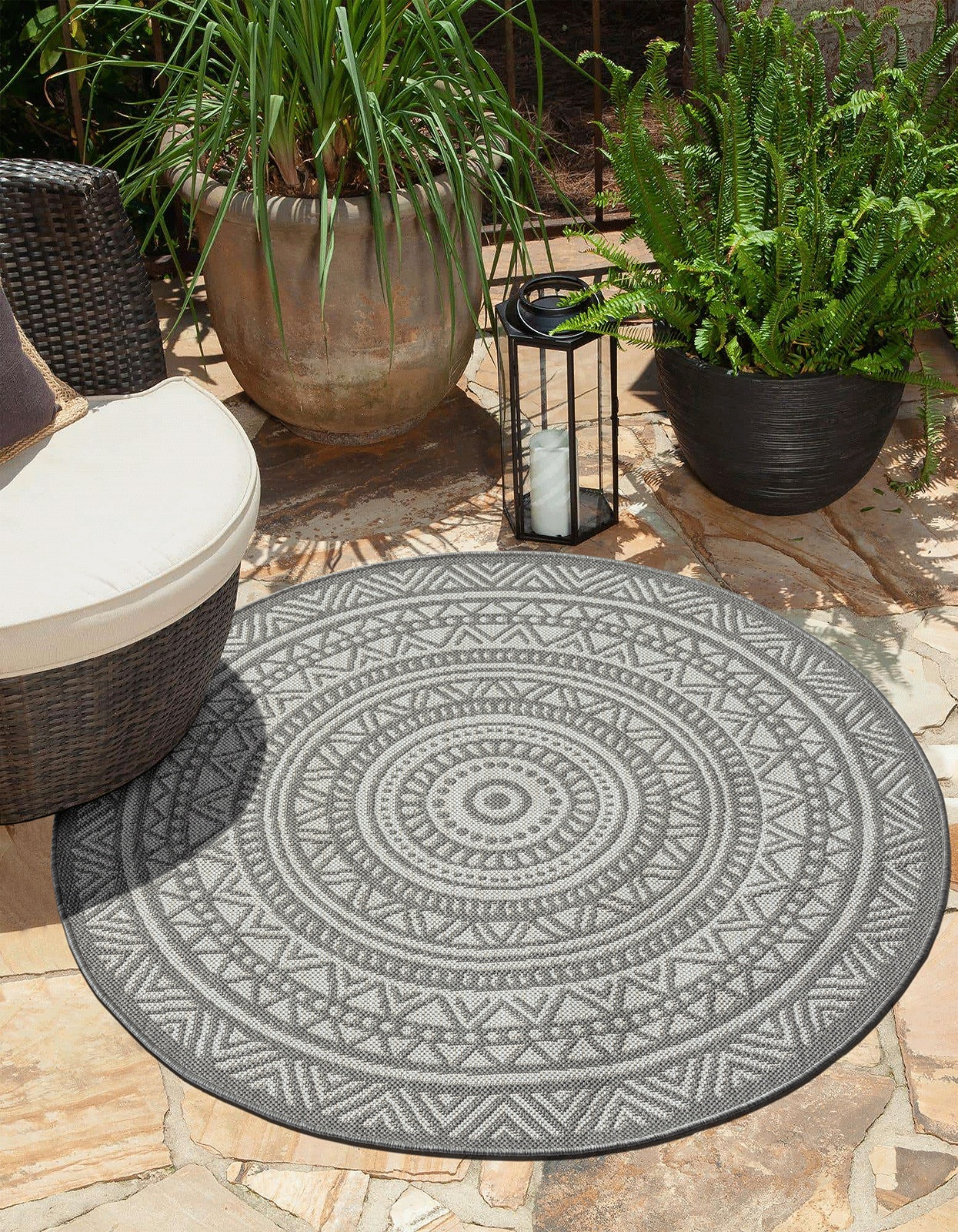 the carpet Teppich »Mistra«, rund, 1 mm Höhe günstig online kaufen