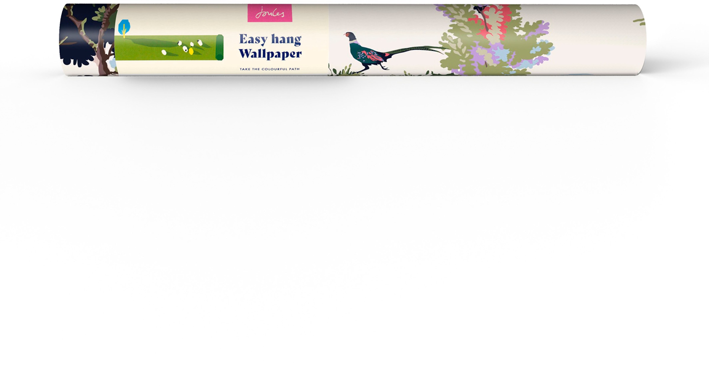 Joules Vliestapete »Woodland Scene Dawn Grey« botanisch glatt botanisch